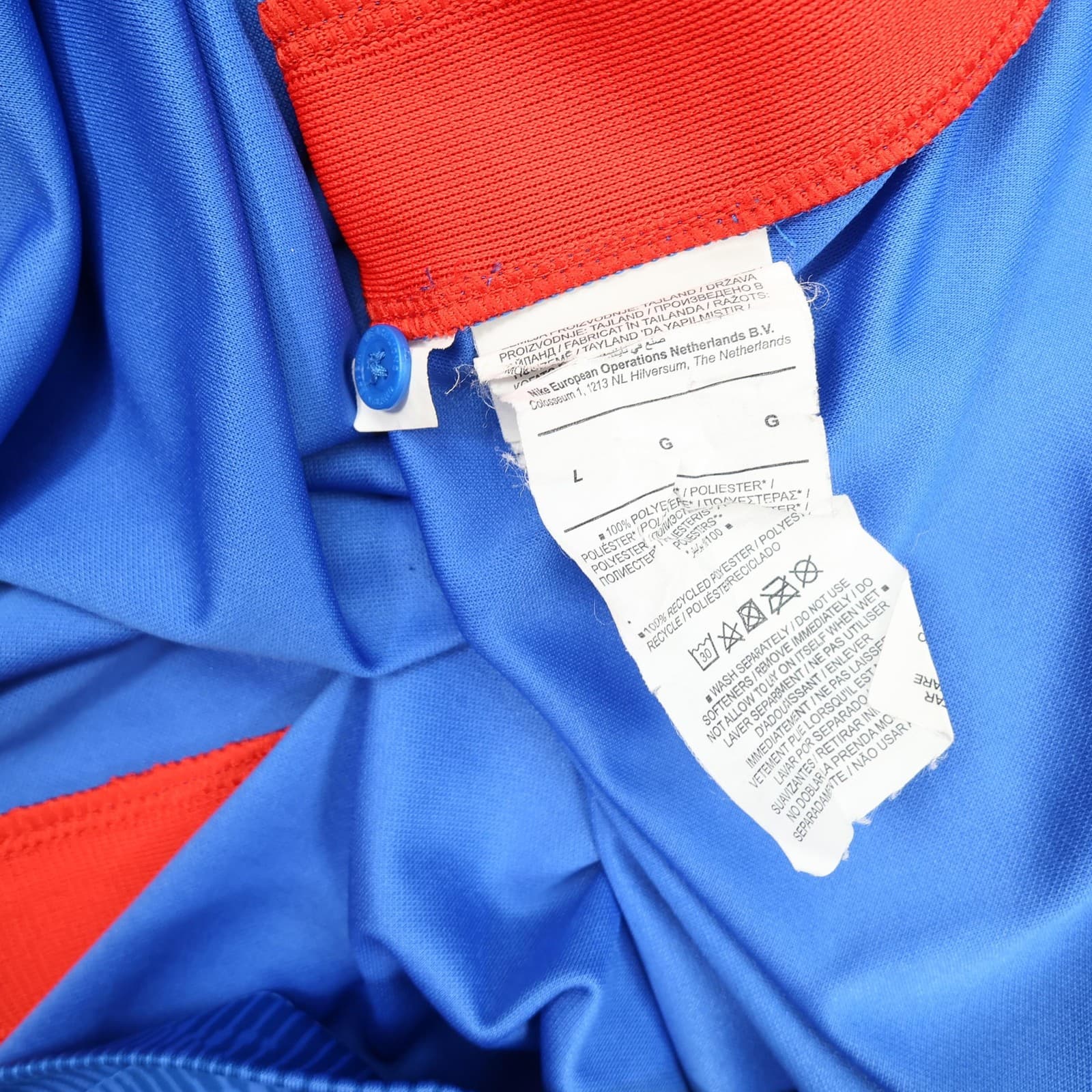 England Shirt Mens Large Blue Away Kit 2020 2021 Nike Dri Fit Soccer Jersey photo 12