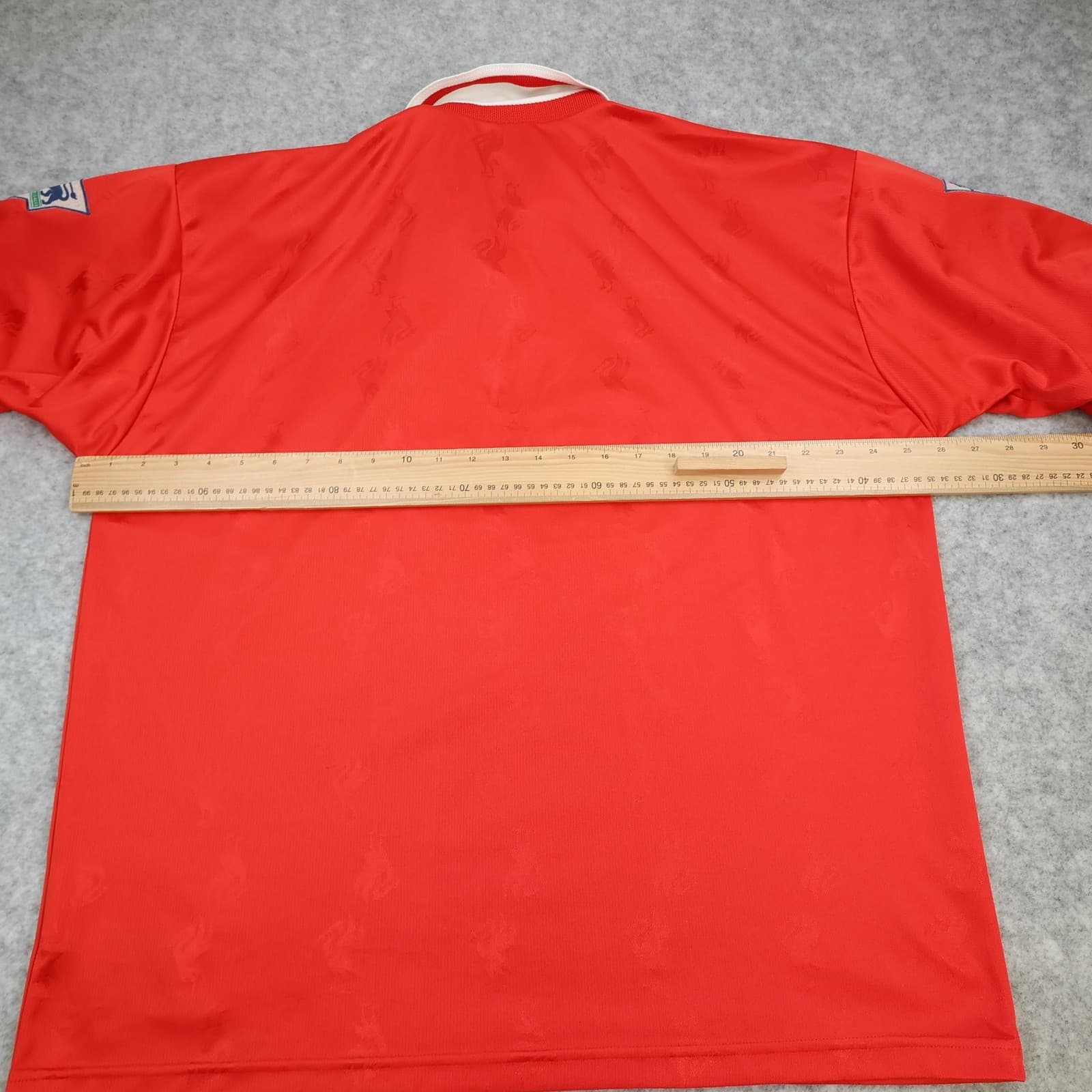 Vintage Liverpool Shirt Mens 2XL Home 1996 1998 Reebok Carlsberg Soccer Jersey photo 11