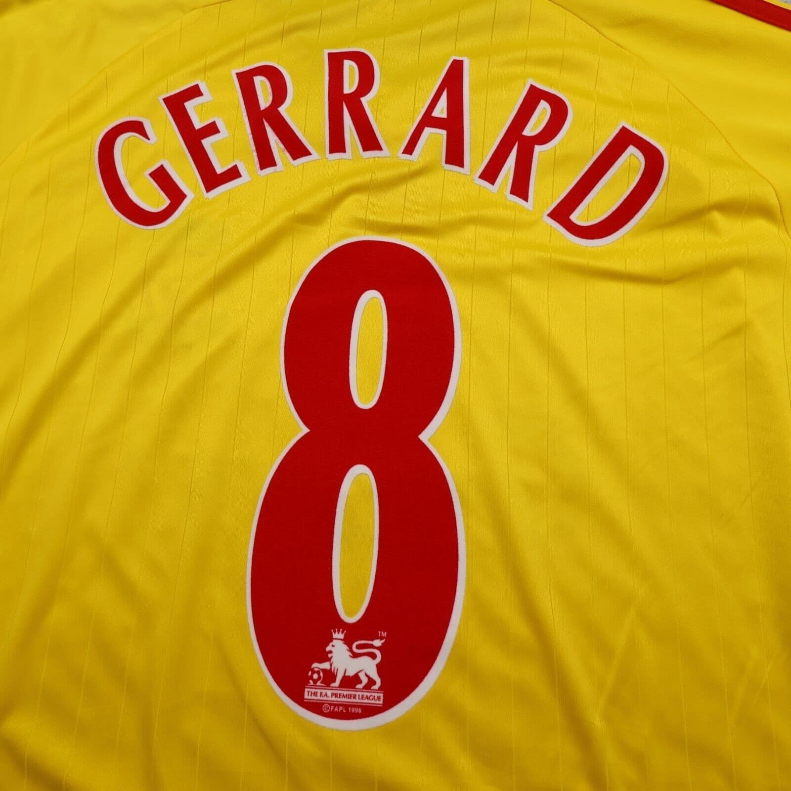 Liverpool Shirt Extra Large Yellow Away Kit 2006 2007 Adidas Jersey Gerrard photo 7
