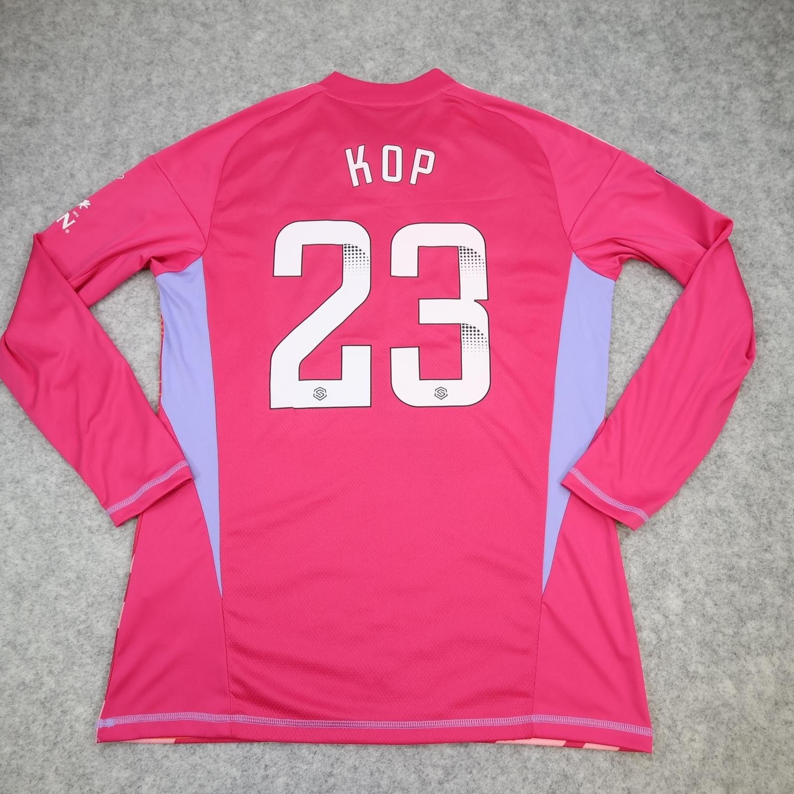 Leicester City Goalkeeper Shirt Mens Medium Womens 2024 2025 Pink 23 Jersey photo 2