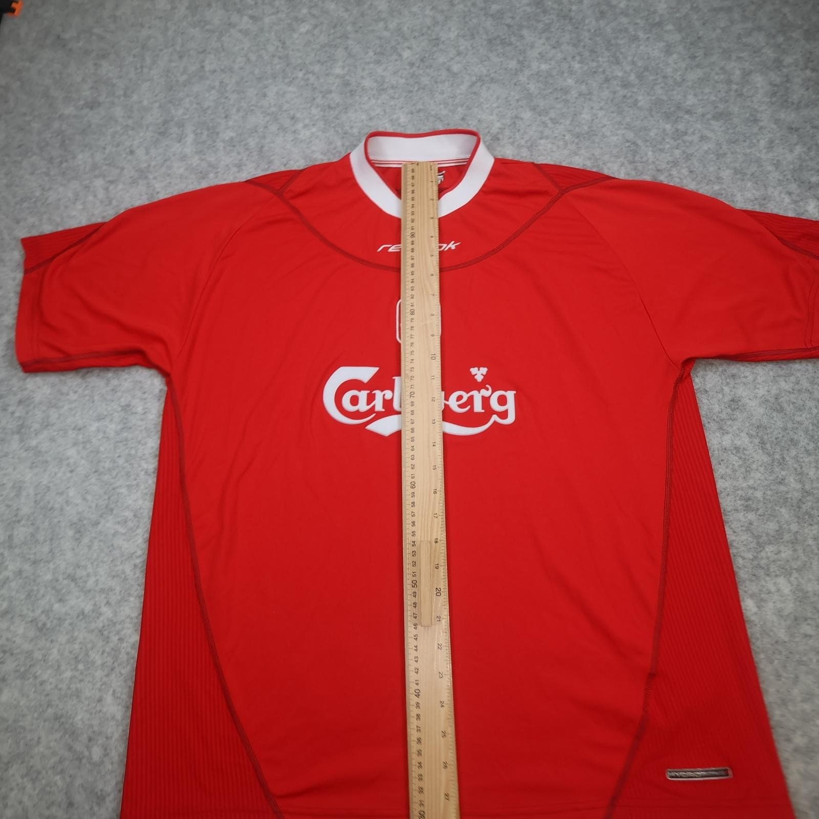 Vintage Liverpool Shirt Mens XL Red Home 2002 2004 EPL Football Reebok Carlsberg photo 12
