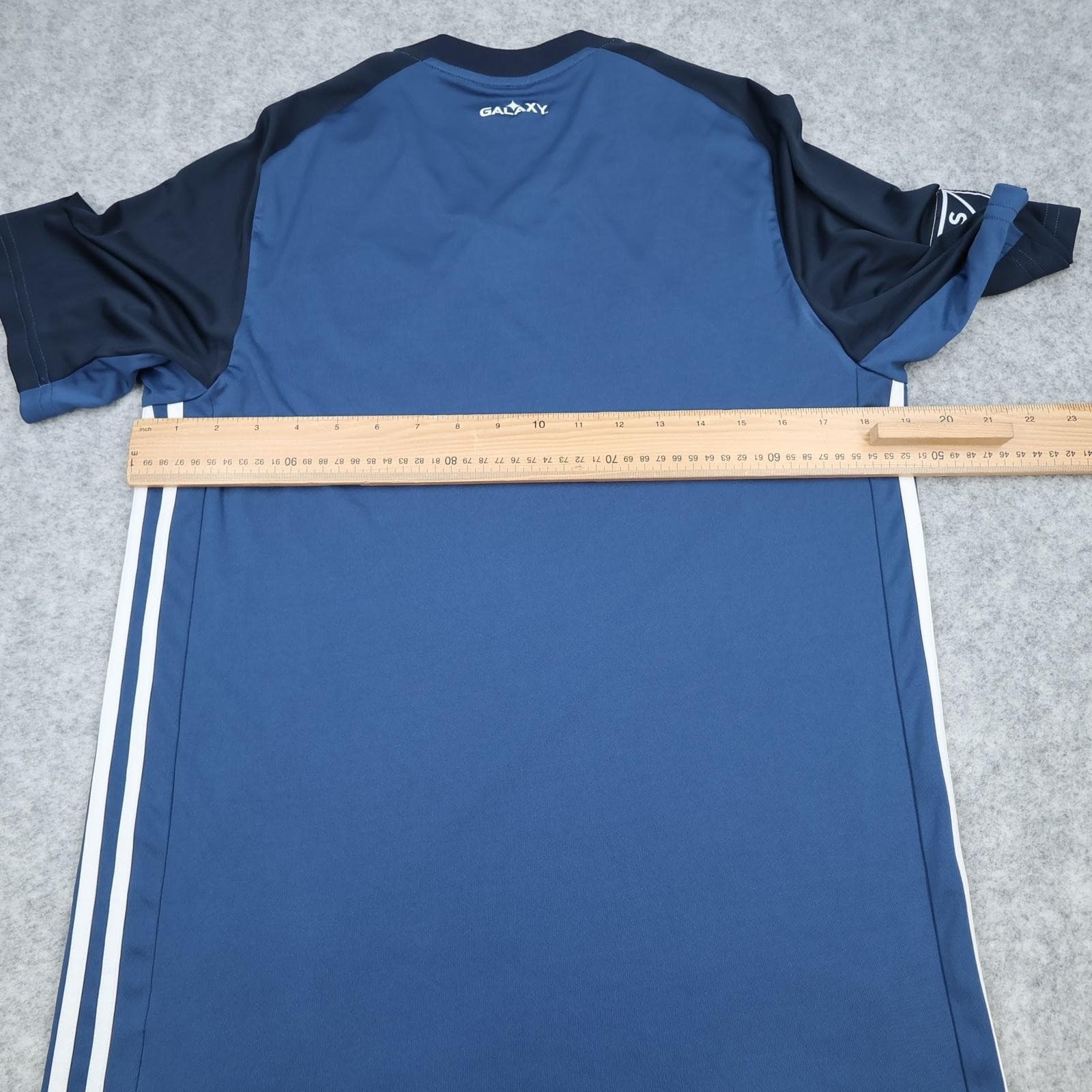 LA Galaxy Shirt Mens Medium Blue 2019 2020 Football Adidas Soccer Jersey photo 10