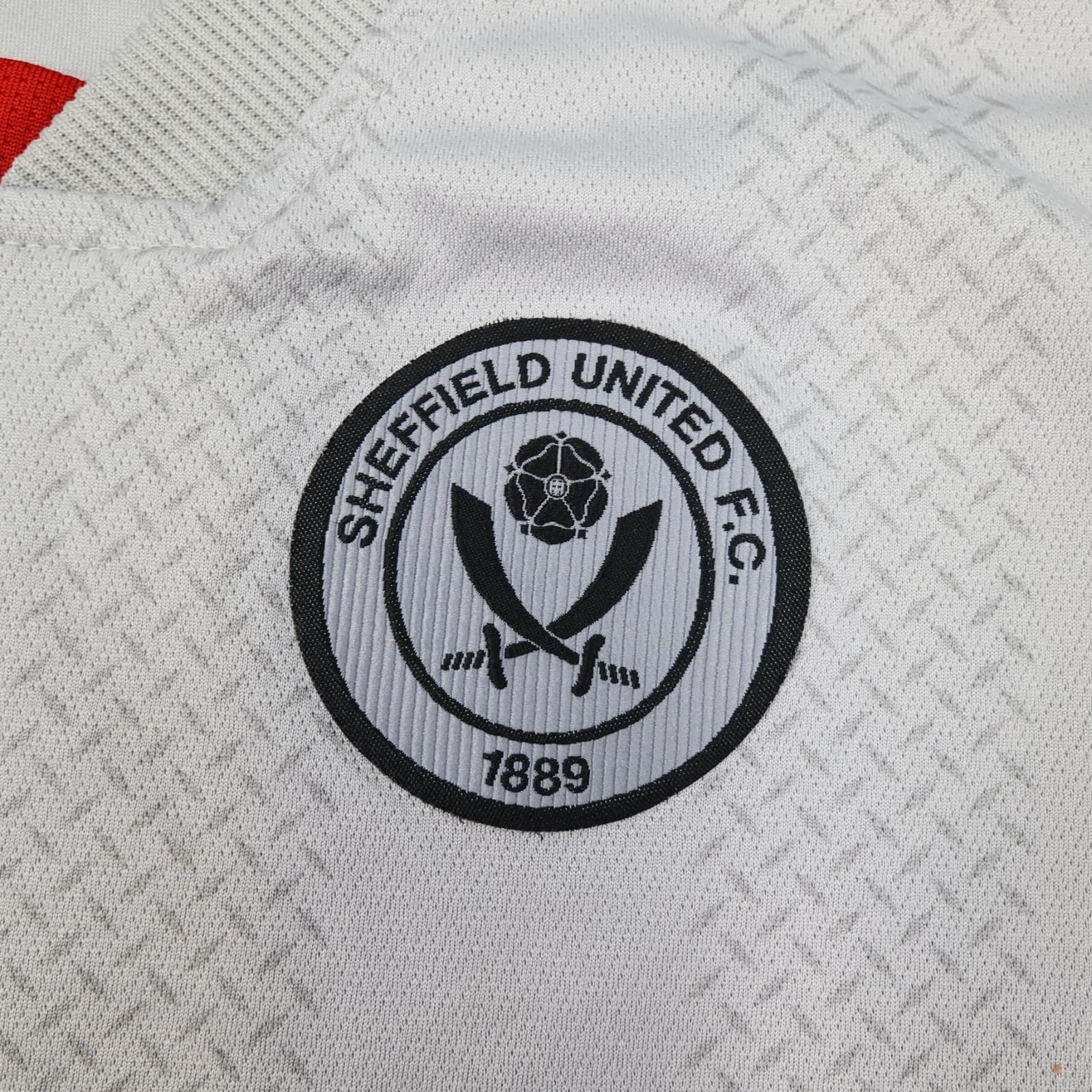 Sheffield United Shirt Extra Small Grey Third Kit 2023 2024 Errea Soccer Jersey photo 4