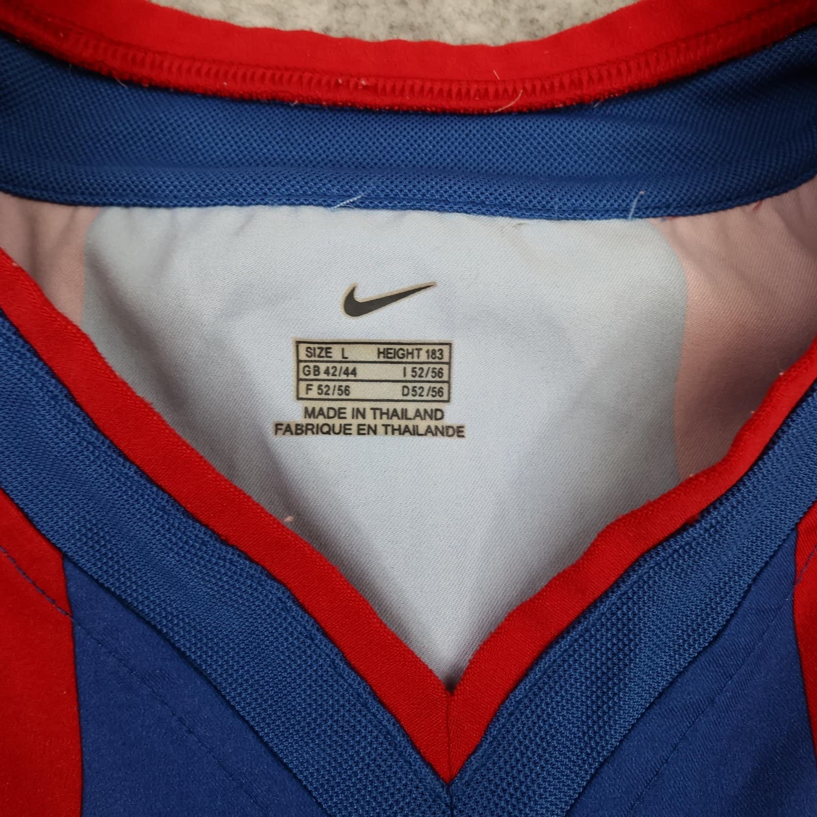Vintage Barcelona Shirt Mens Large 2002 2003 Home Soccer Jersey Nike LFP La Liga photo 5