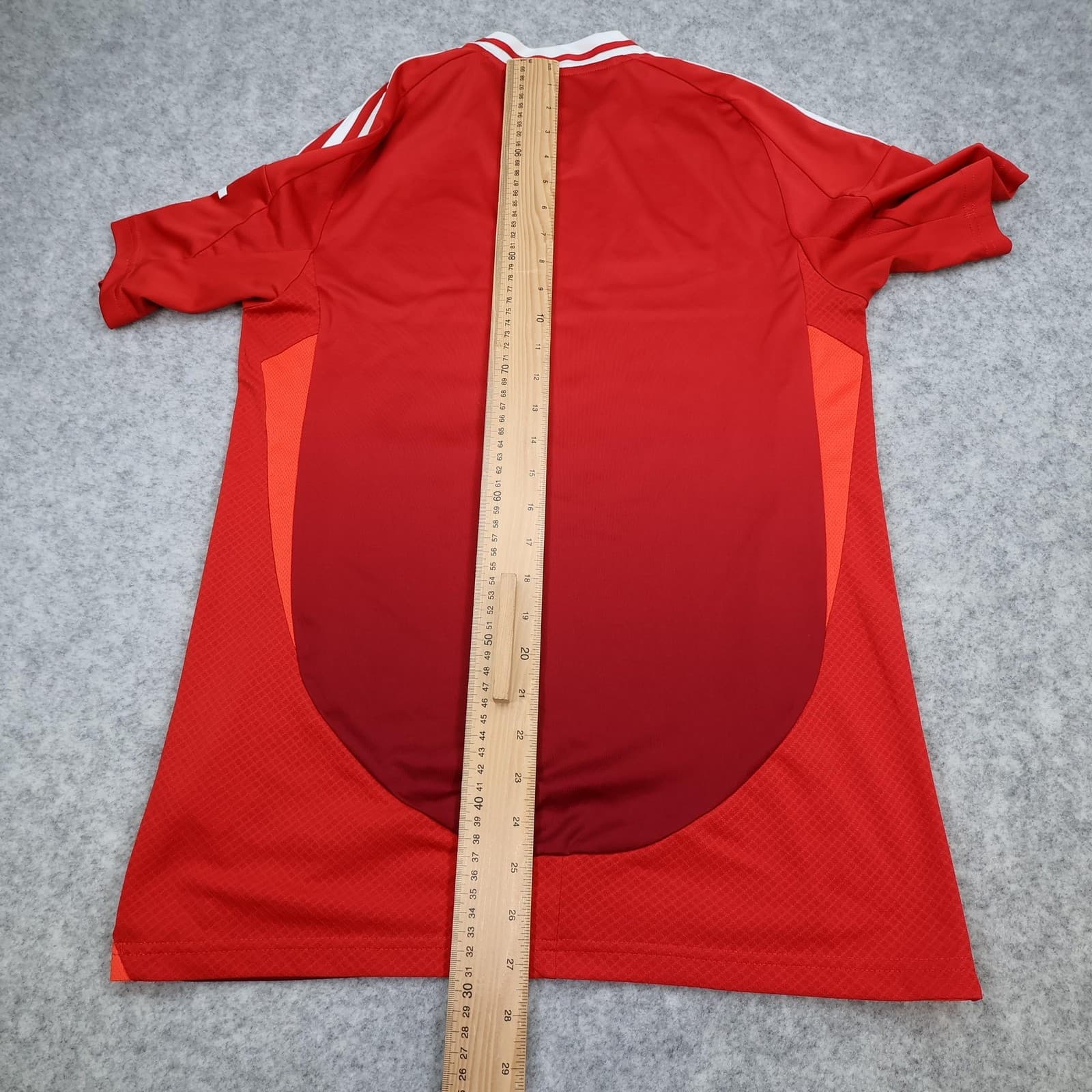 Manchester United Shirt Mens Small Red Home 2024 2025 Football Adidas Jersey photo 11