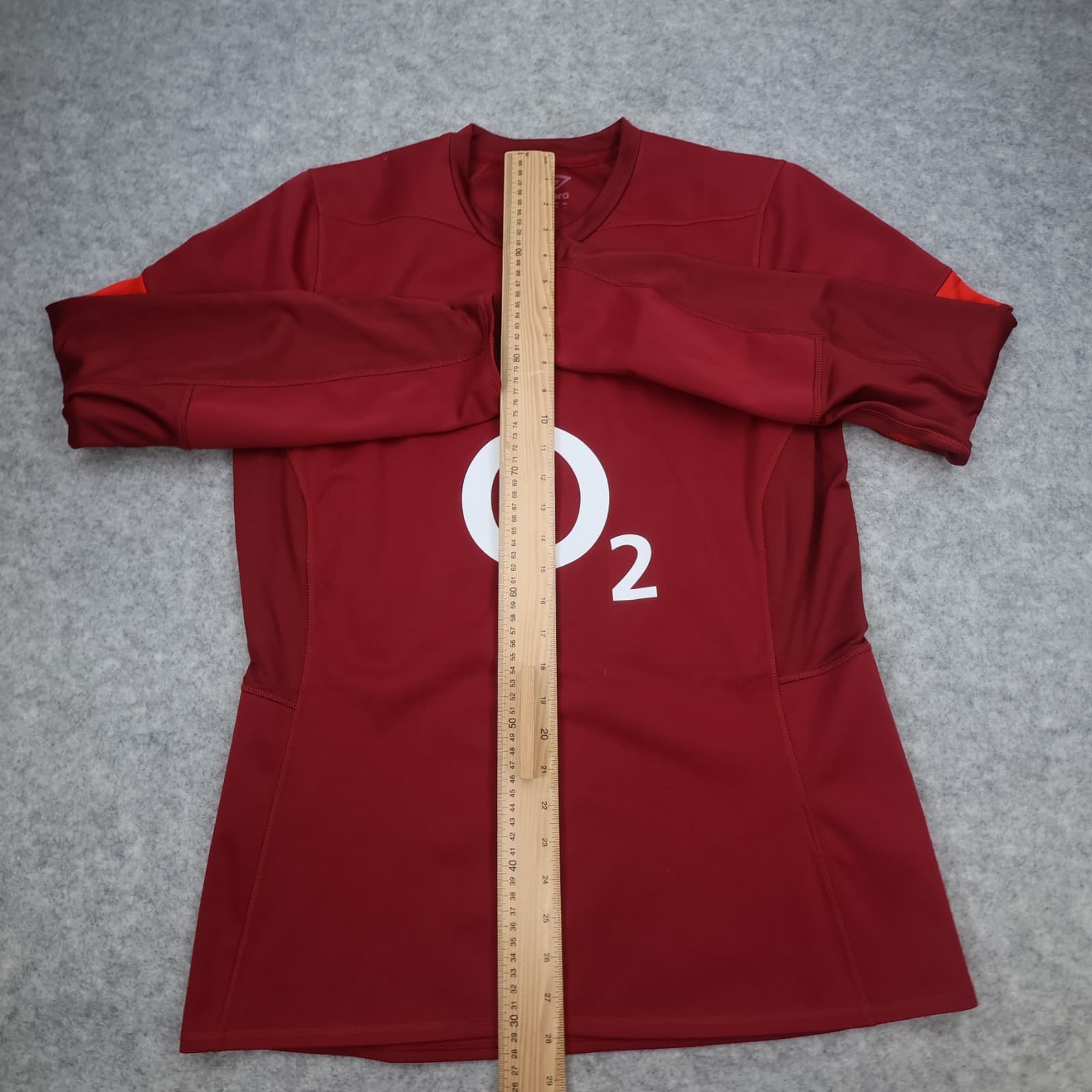 England Rugby Shirt Large Red Drill Top 2023 2024 Umbro Jersey O2 photo 11