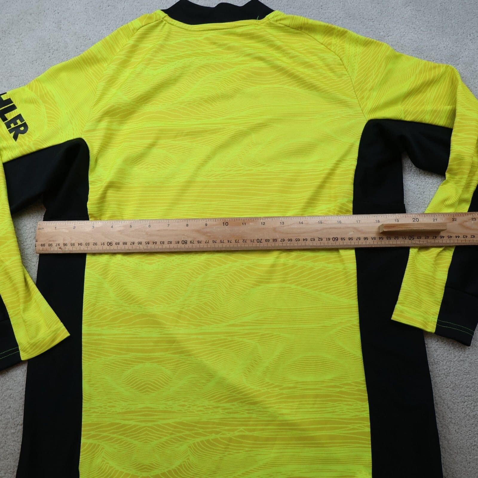 Manchester United Shirt Medium Yellow Goalkeeper Kit 2021 2022 Adidas Jersey photo 7