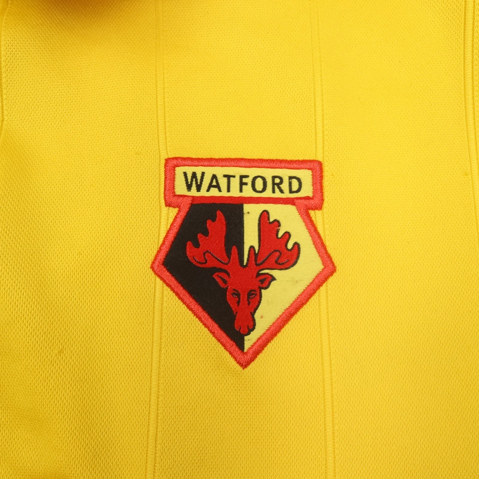 Watford Shirt Large Yellow Home Kit 2016 2017 DryWorld Football Jersey photo 5