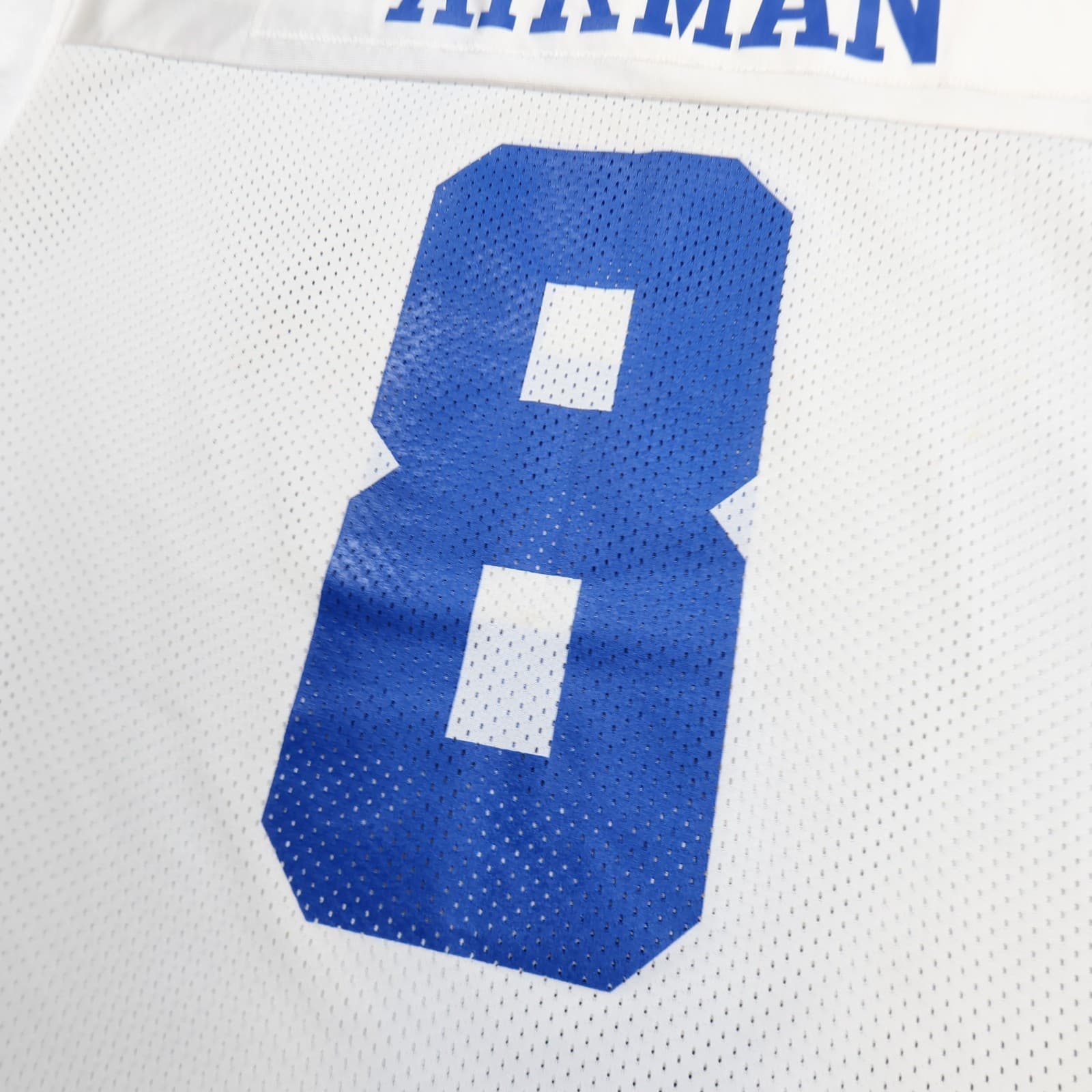 Dallas Cowboys Jersey Large Nike Navy Troy Aikman NFL 1995 American Football photo 9