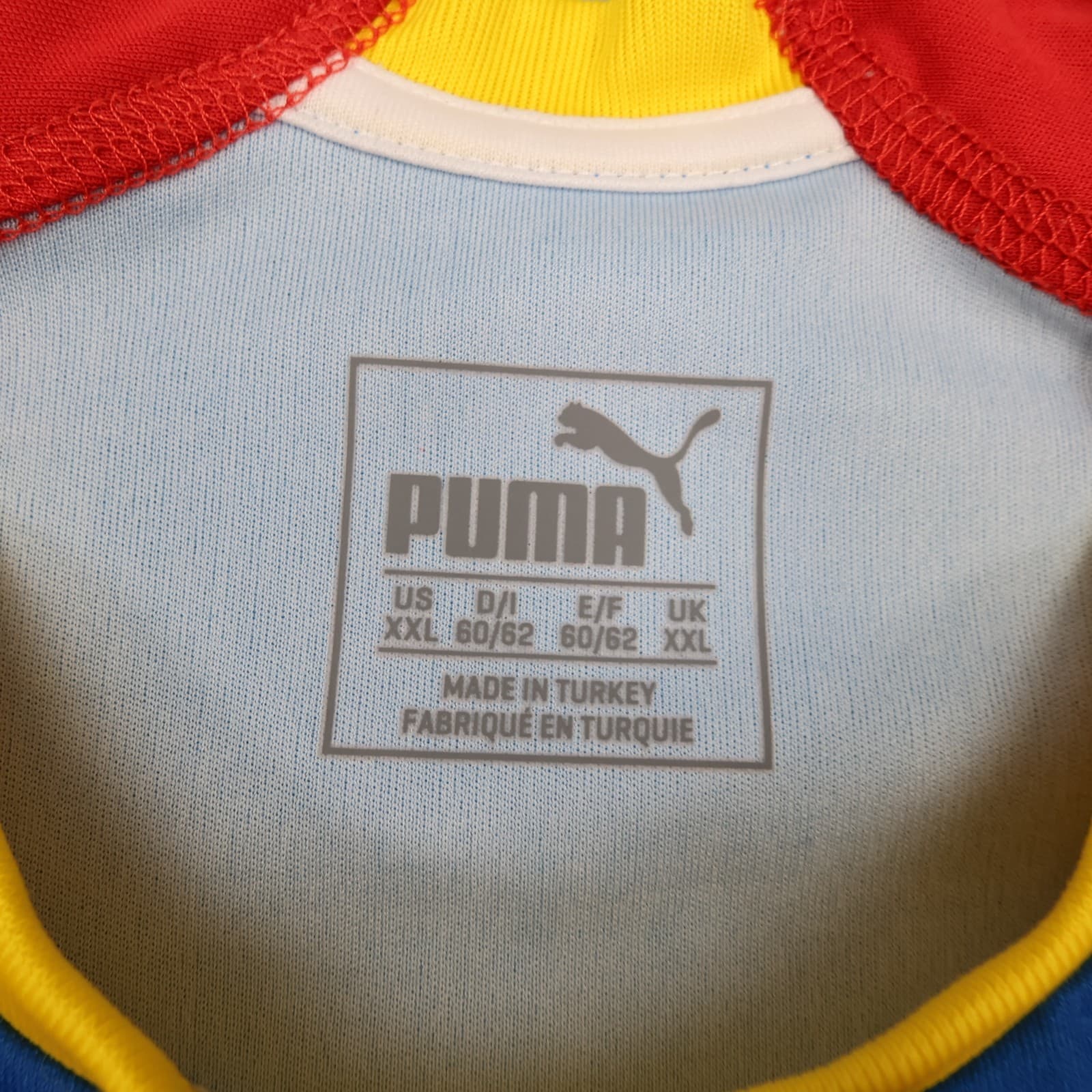 Crystal Palace Shirt 2XL Red Blue Home Kit 2018 2019 Puma Soccer Jersey 42" photo 6