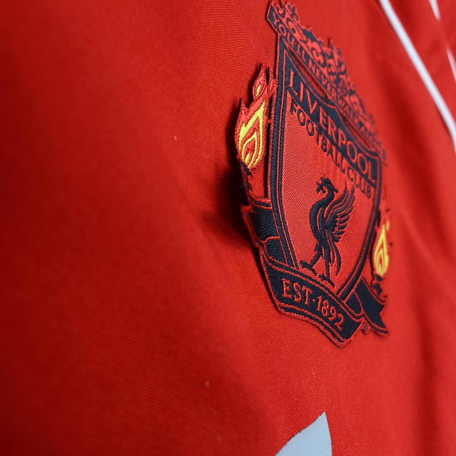 Liverpool Jacket Mens Extra Large Red 2010 2011 EPL Football Adidas Training photo 3