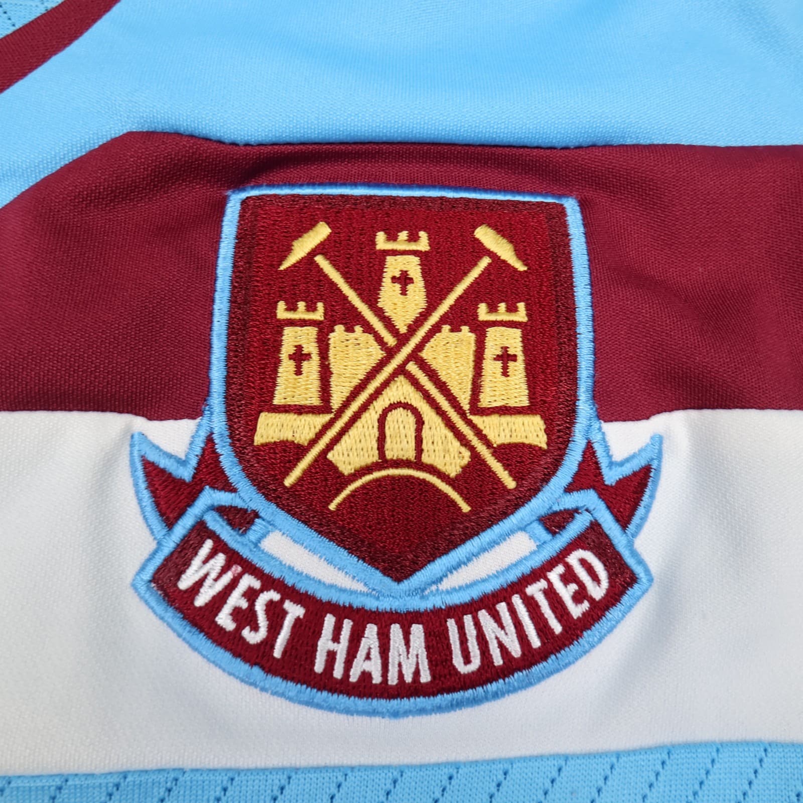 West Ham Shirt Medium Blue 2008 2009 Umbro Away Shirt Jersey Long Sleeve photo 4