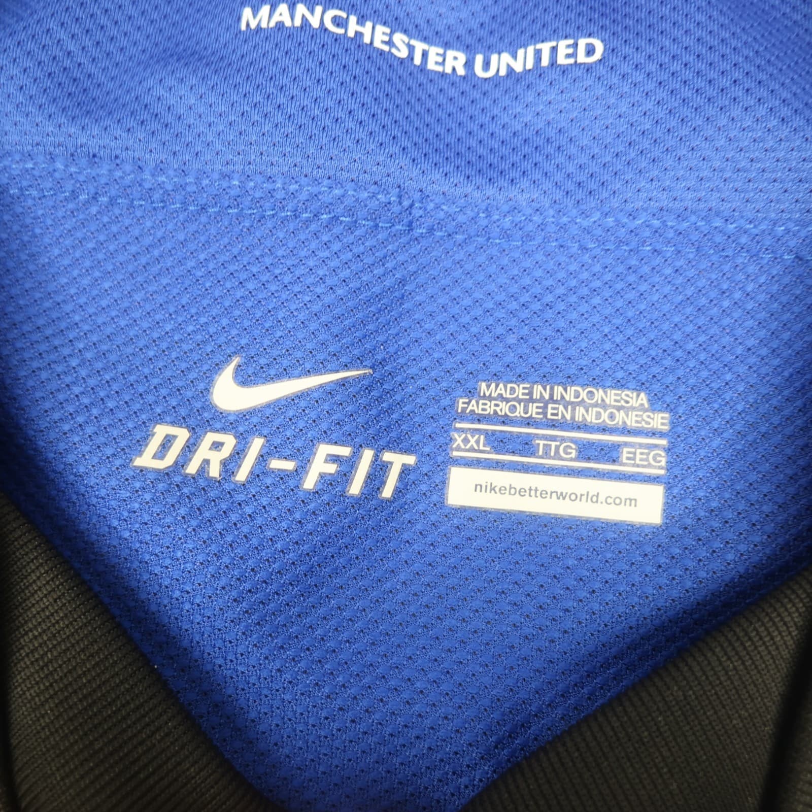 Manchester United Shirt 2XL Away Blue Kit 2011 2012 Soccer Jersey photo 9