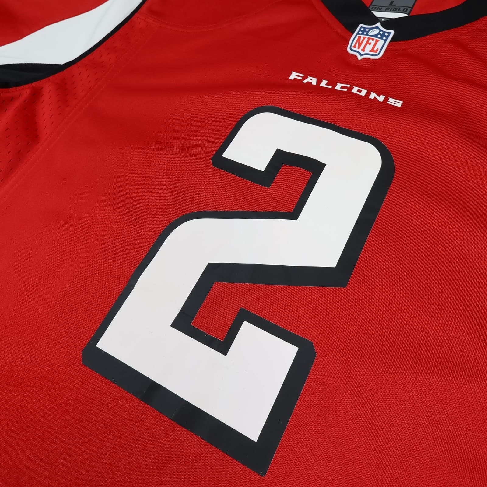 Atlanta Falcons Shirt Mens Large Red NFL American Football Nike Ryan 2 Jersey photo 4