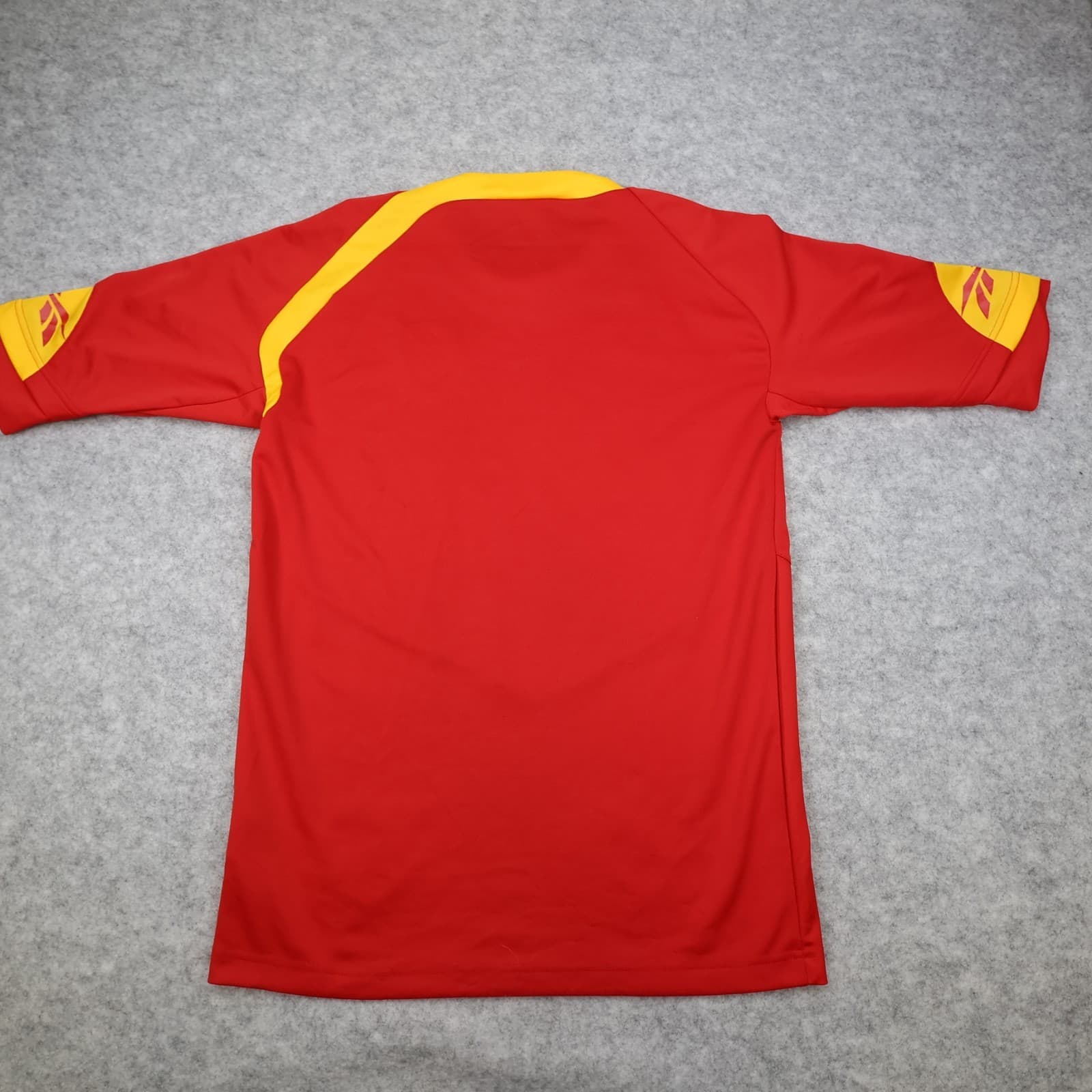 Rc Lens Football Shirt Medium Red Home Kit 2009 2010 Reebok Soccer Jersey photo 2