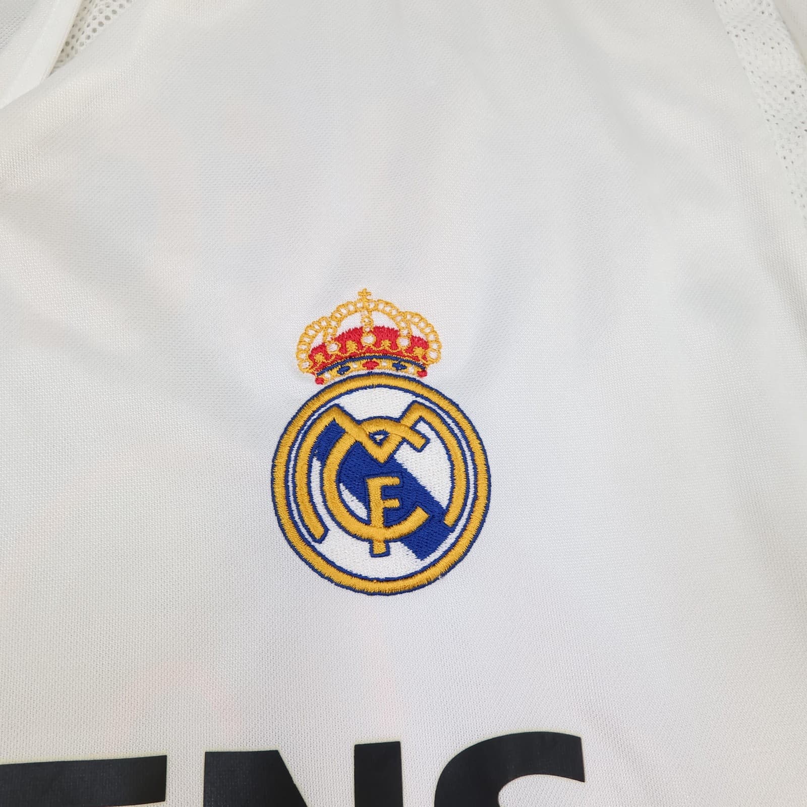 Vintage Real Madrid Shirt Mens XL White 2004 2005 Adidas Siemens Beckham 23 photo 6