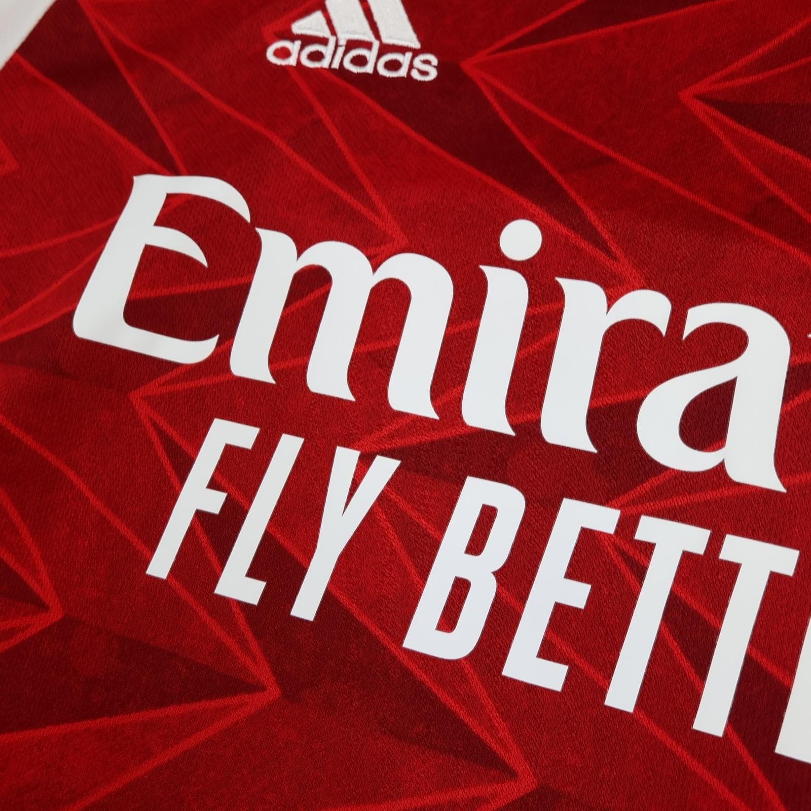 Arsenal Shirt Kids 15-16 Red Home Long Sleeve 2020 2021 Adidas Soccer Jersey photo 4