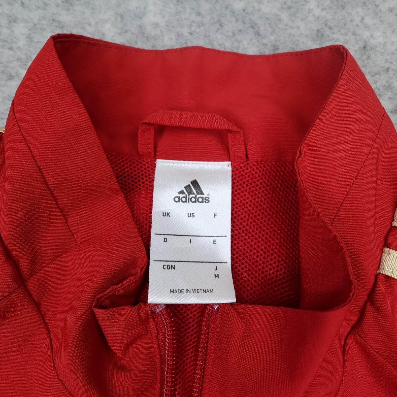 Spain Jacket Mens Medium Red 2013 2014 Football Adidas Track Top Training photo 5