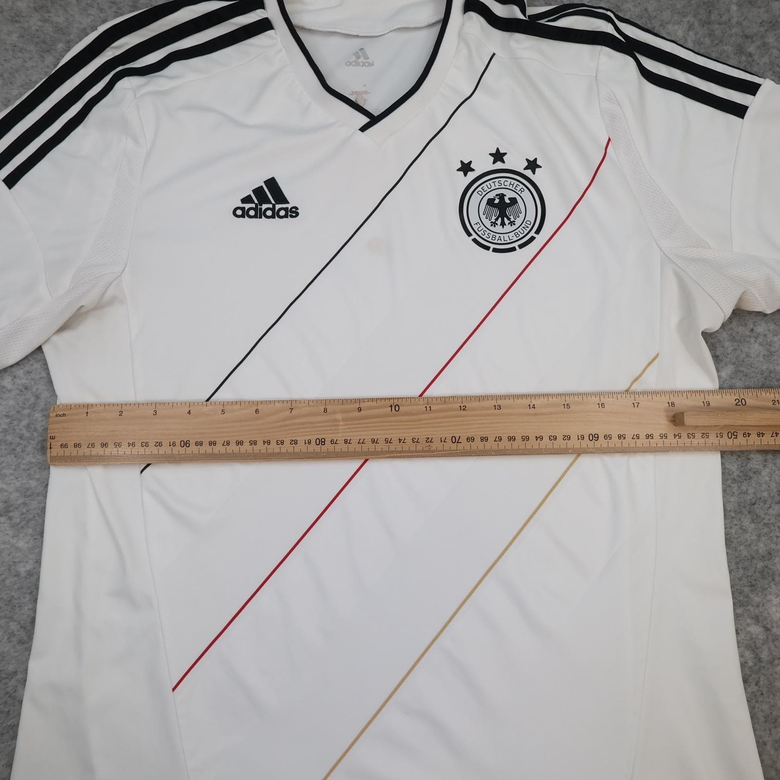 Germany Home Shirt Mens Medium White 2010 2011 Football Adidas Climacool Jersey photo 11