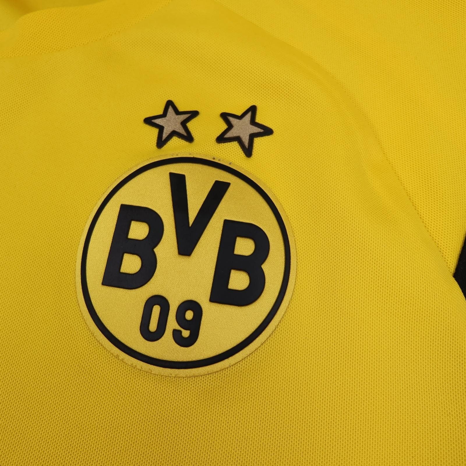 Borussia Dortmund Shirt Mens Medium Yellow Black Home 2014 2015 Puma Jersey photo 6