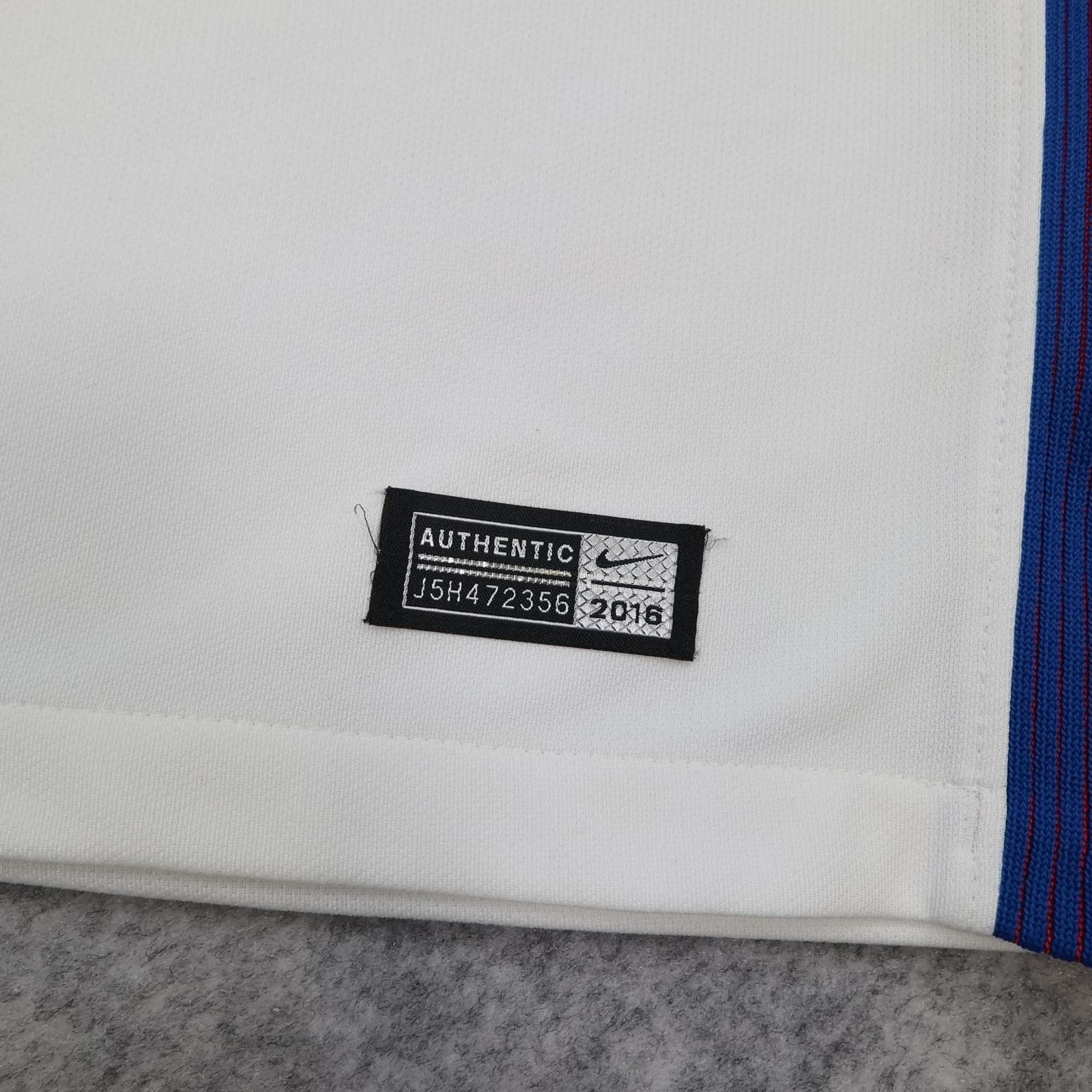 England Home Shirt Mens Large White 2016 2017 Football Nike Dri Fit Kane 9 photo 10