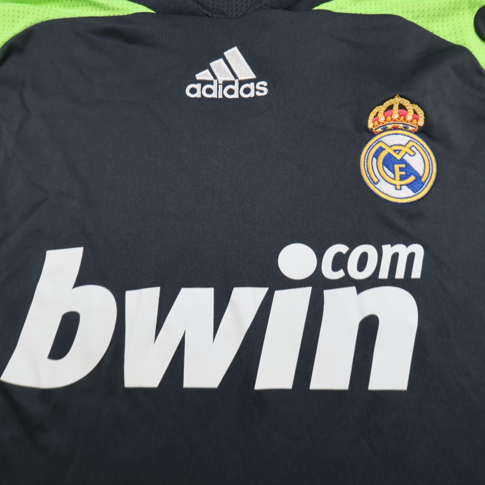 Real Madrid Shirt Extra Large Black Third Kit 2007 2008 Adidas Football Jersey photo 3