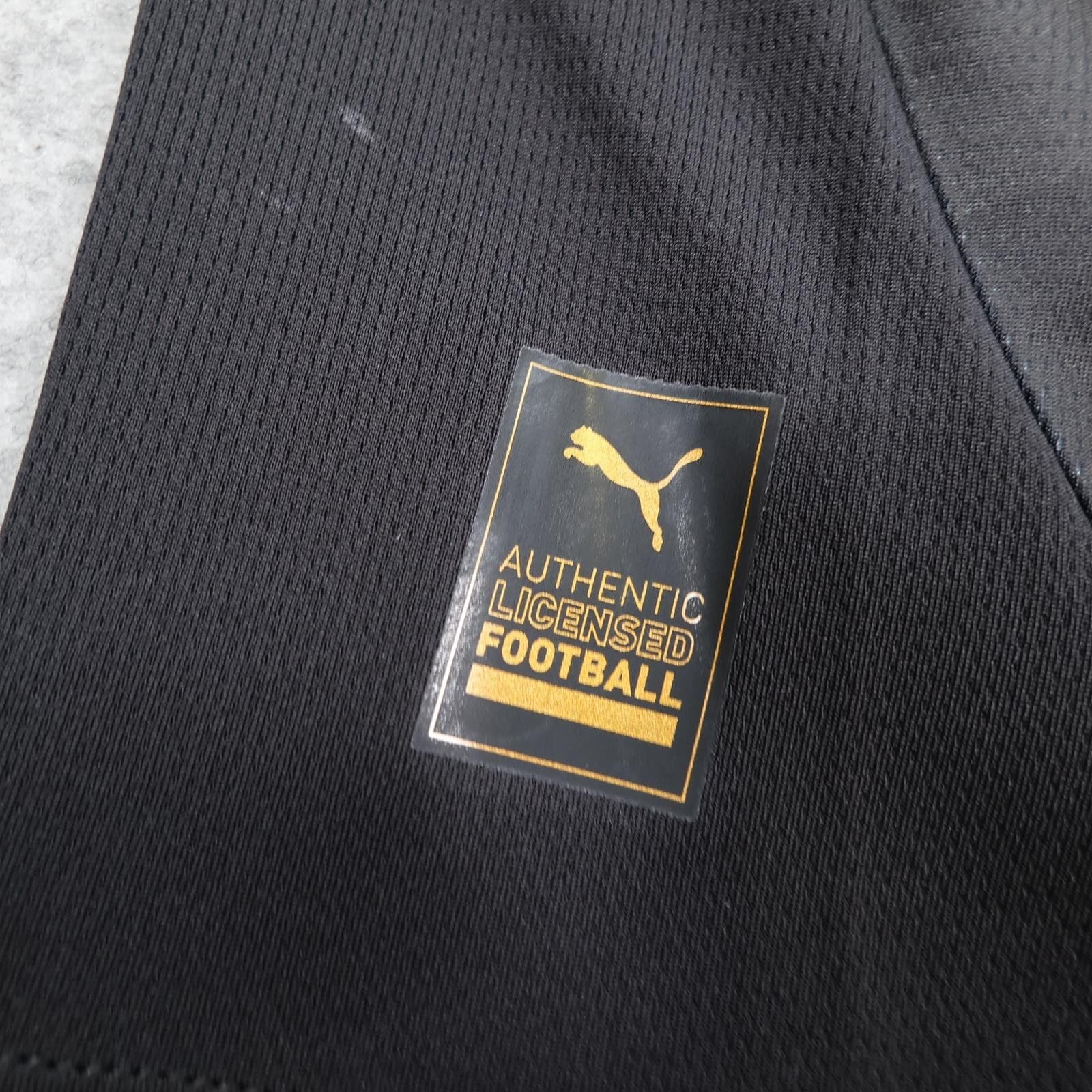 Borussia Dortmund Shirt Mens Small Black Yellow Away Bundesliga 2024 2025 Puma photo 3