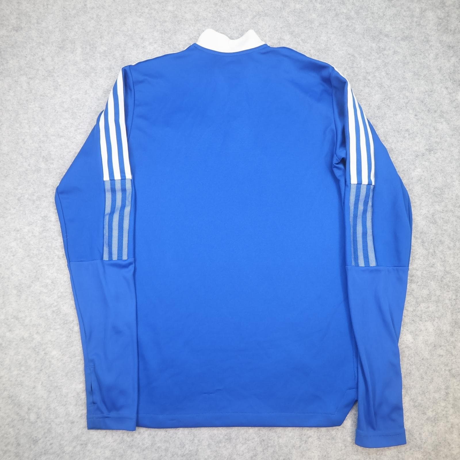 Accrington Stanley Training Top Mens Small Blue EFL Football Adidas 1/4 Zip photo 2