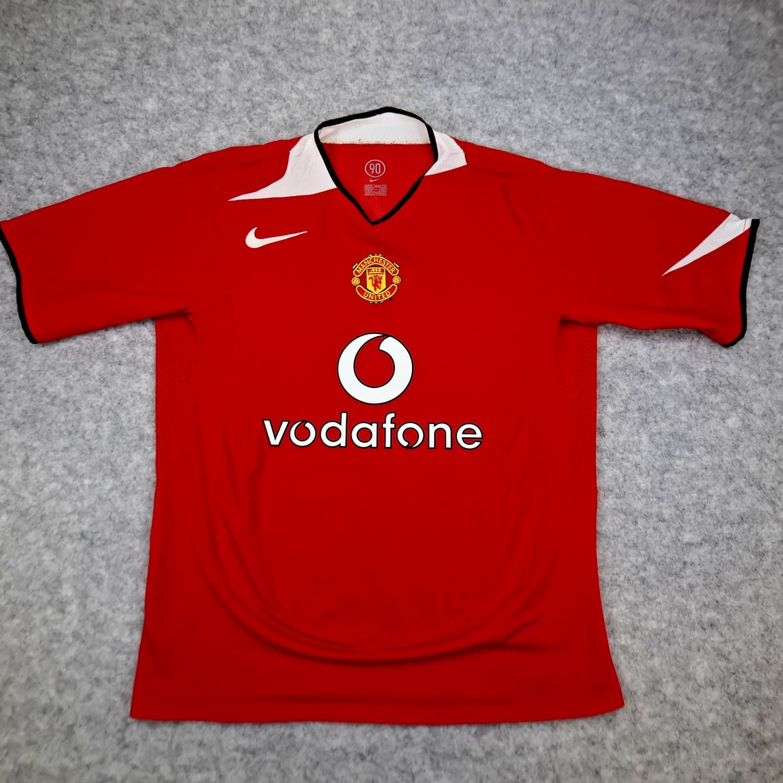 Manchester United Shirt Medium Red Home 2004 2006 Nike Jersey Ronaldo Football photo 2