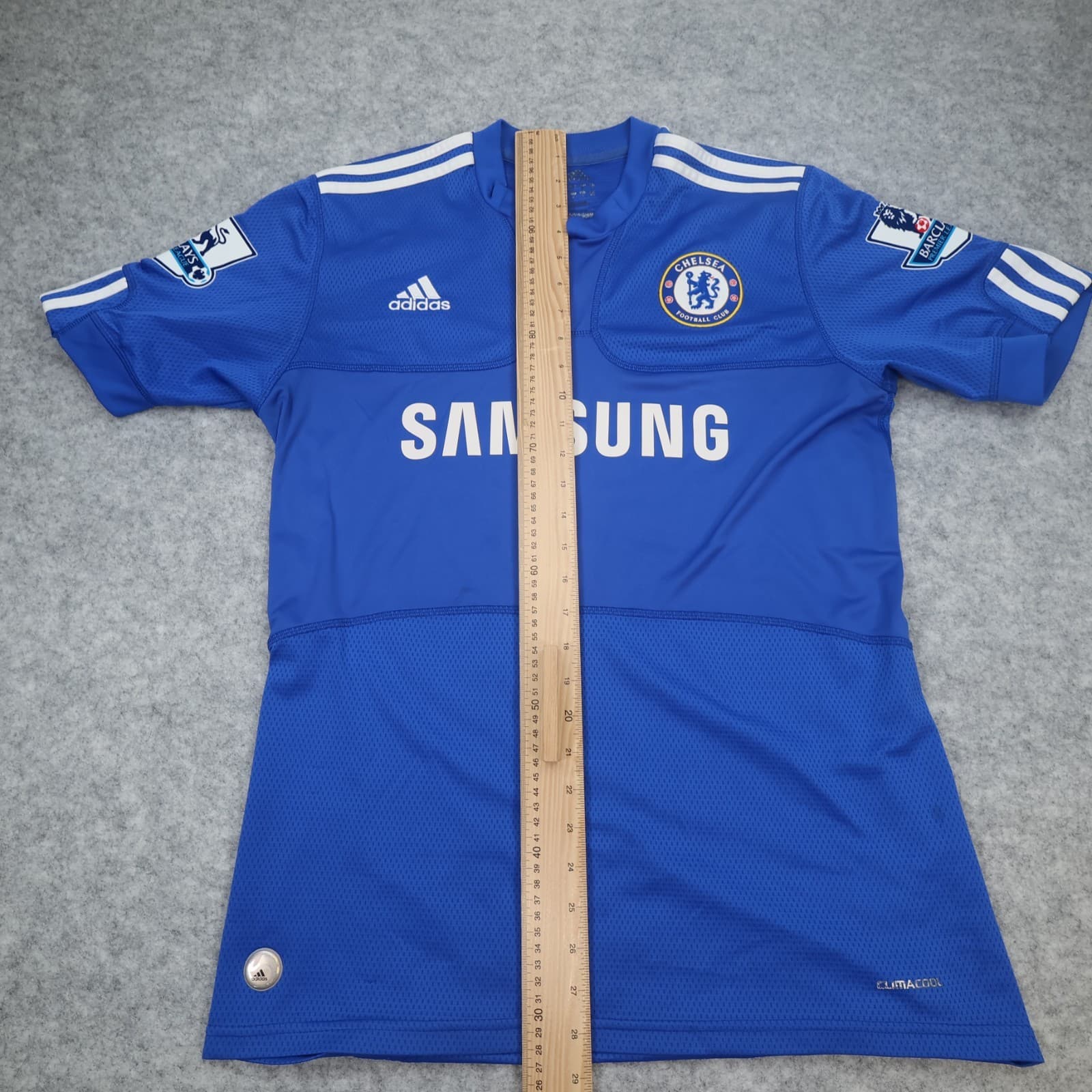 Chelsea Shirt Medium Blue Home Kit 2009 2010 Adidas Soccer Jersey John Terry 26 photo 15