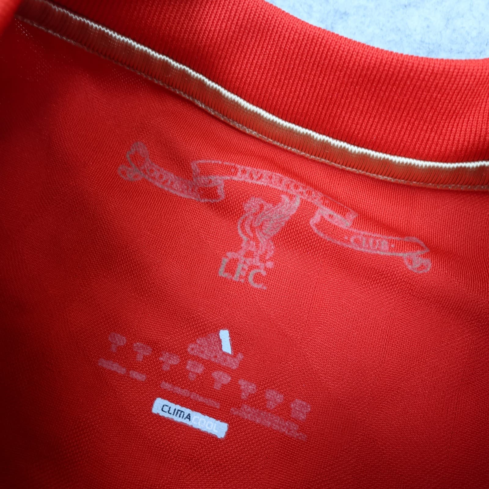 Vintage Liverpool Shirt Extra Small Red Home Kit 2010 2011 Adidas Jersey photo 10
