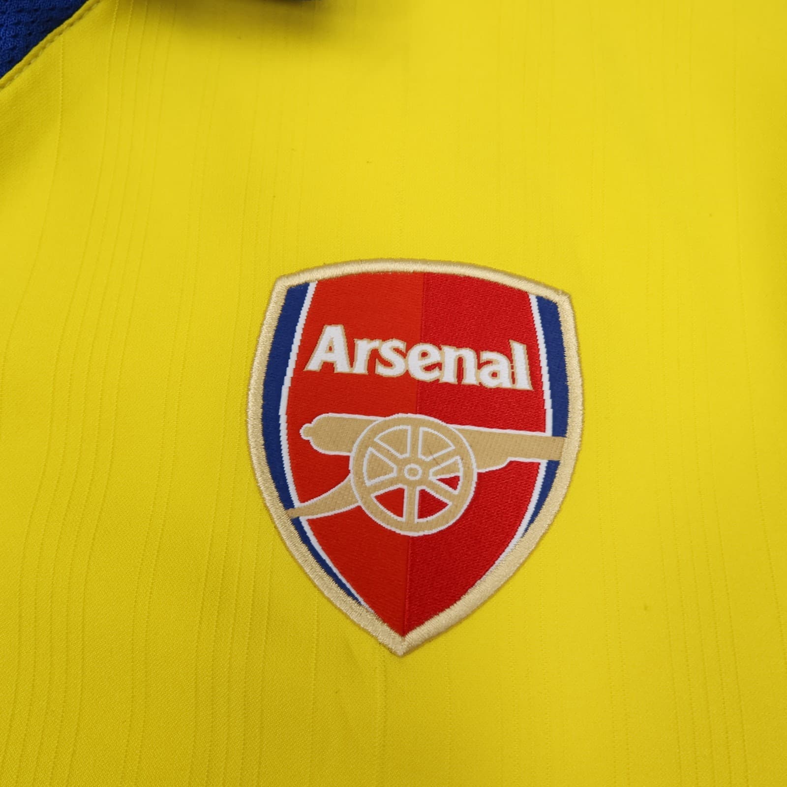 Vintage Arsenal Shirt Extra Large Yellow Away Kit 2003 2004 Bergkamp Jersey photo 6