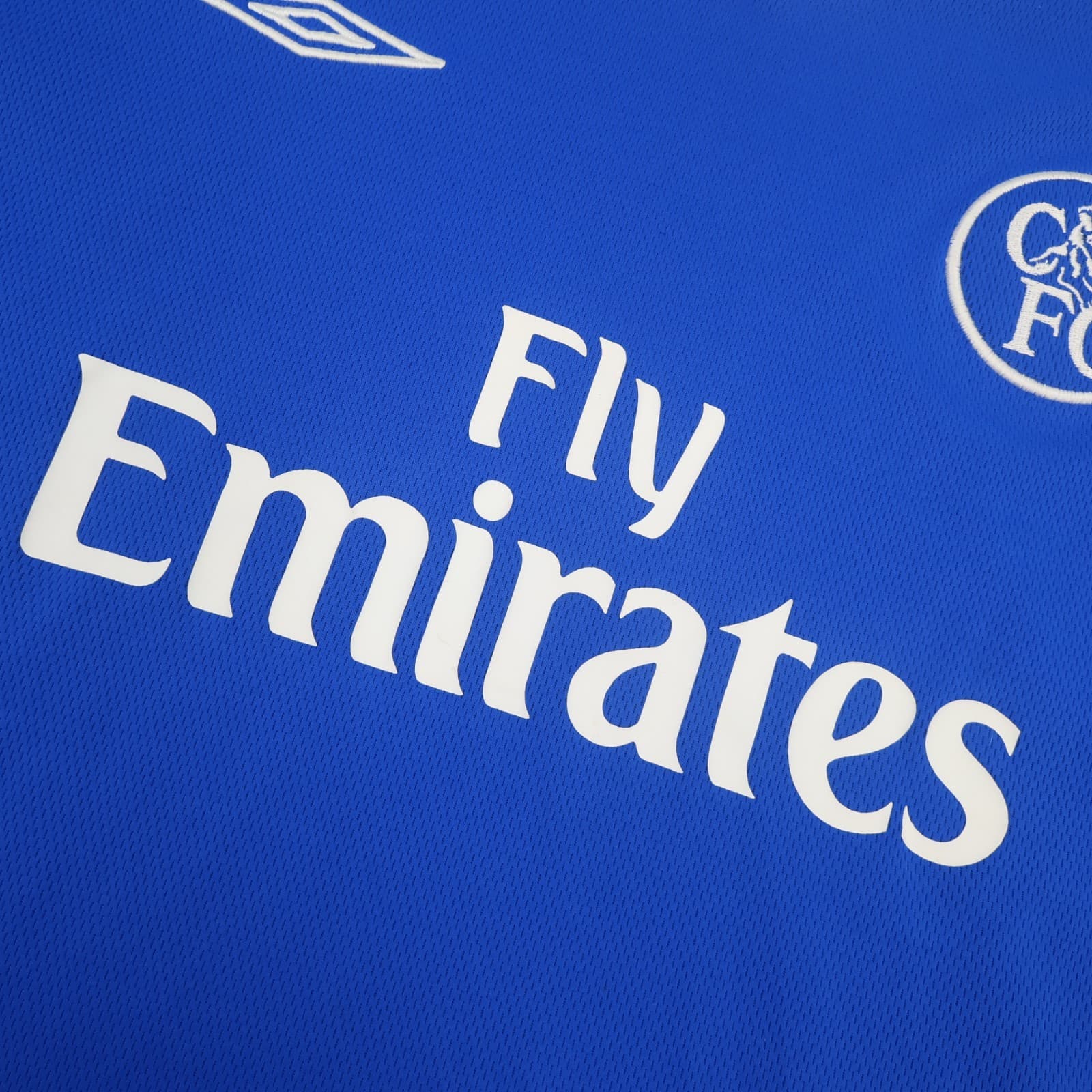 Vintage Chelsea Shirt Extra Large Blue Home Kit 2003 2005 Jersey Claude Makelele photo 9
