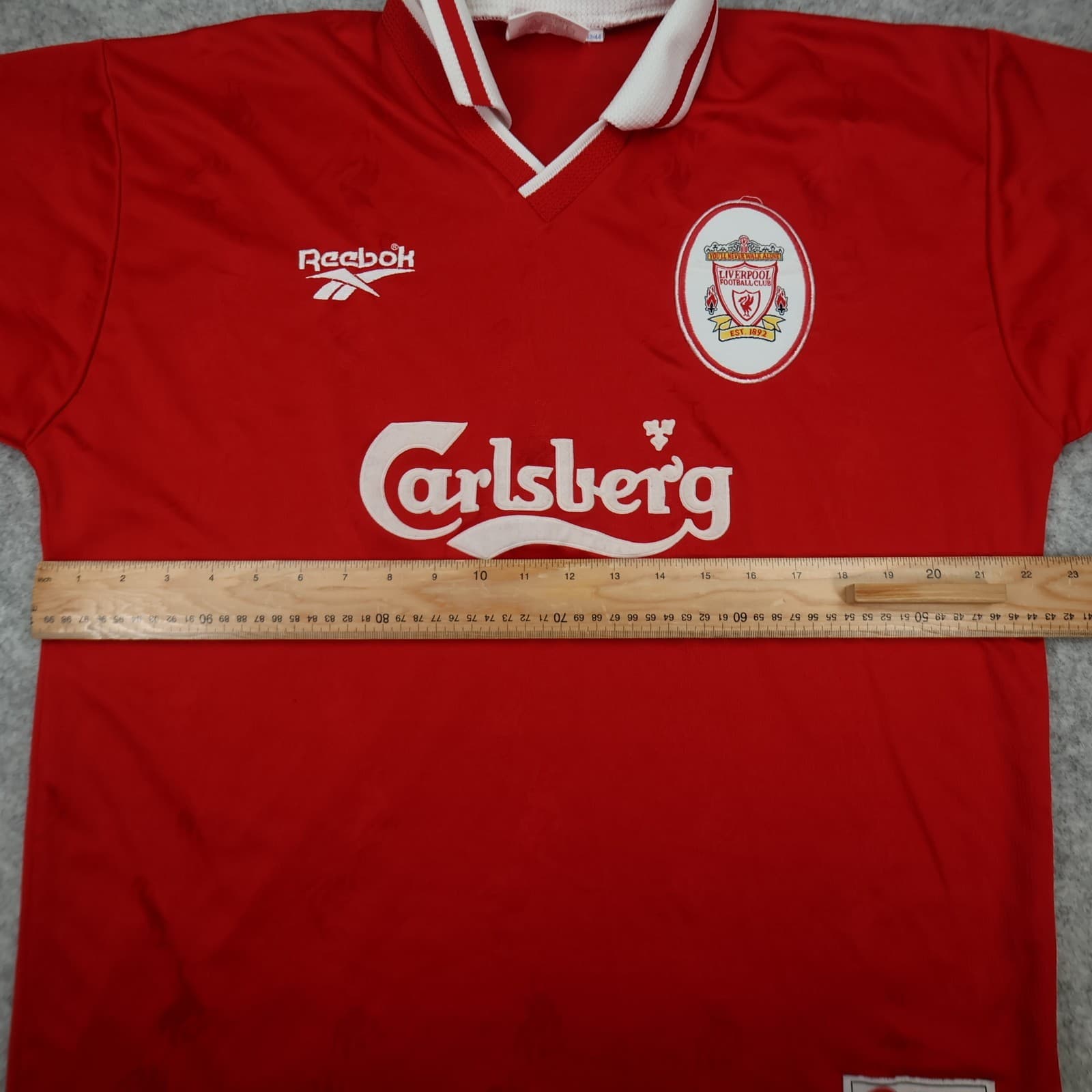 Vintage Liverpool Shirt Large Red Home Kit 1996 1997 Reebok Jersey 42/44 90s photo 12
