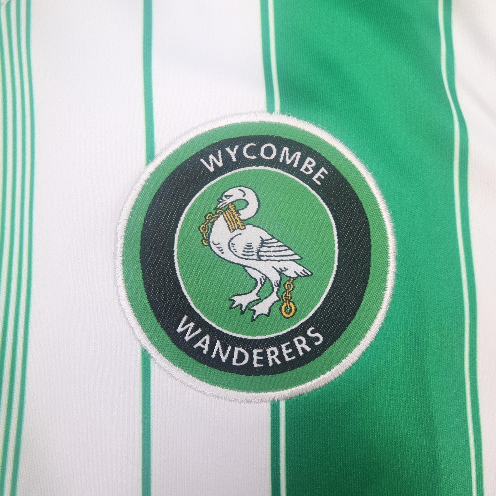 Wycombe Wanderers Away Shirt Youth 8-9 Years Green 2023 2024 EFL Football Hummel photo 4