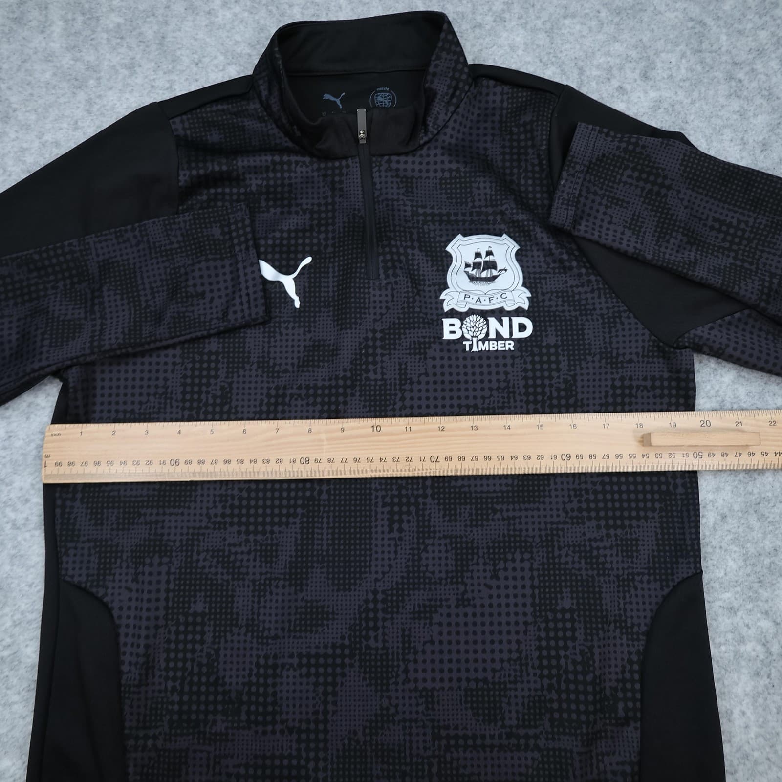 Plymouth Argyle Training Top Mens Medium Black EFL Football Puma Bond Timber photo 7