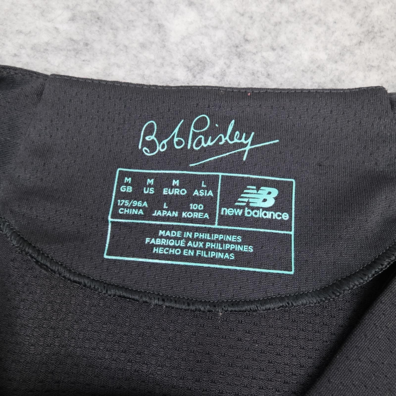 Liverpool Shirt Mens Medium Black 3rd Kit 2019 2020 Football New Balance Jersey photo 6