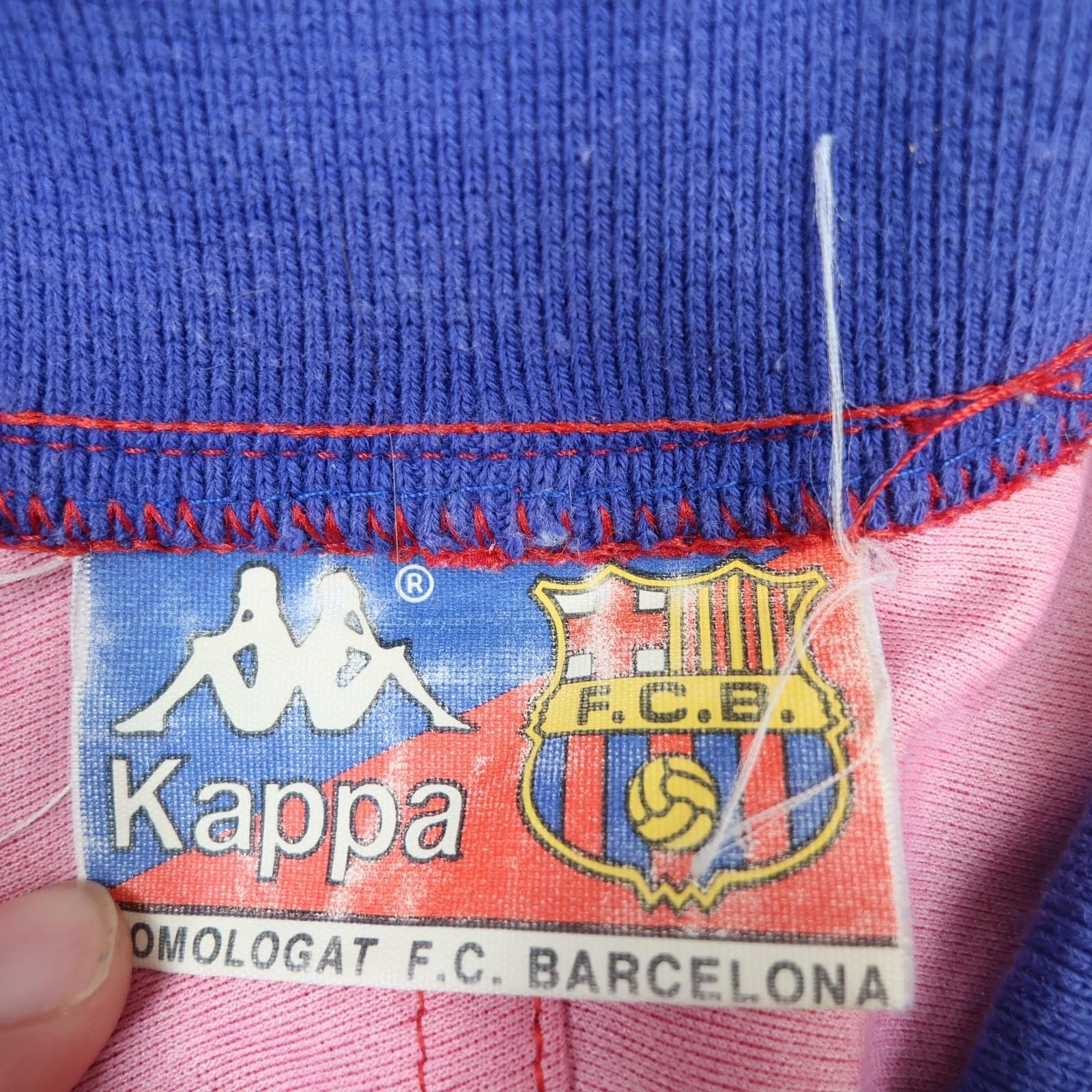 Vintage Barcelona Shirt Mens XL 1992 1995 Home Football Kappa 90s Soccer Jersey photo 6