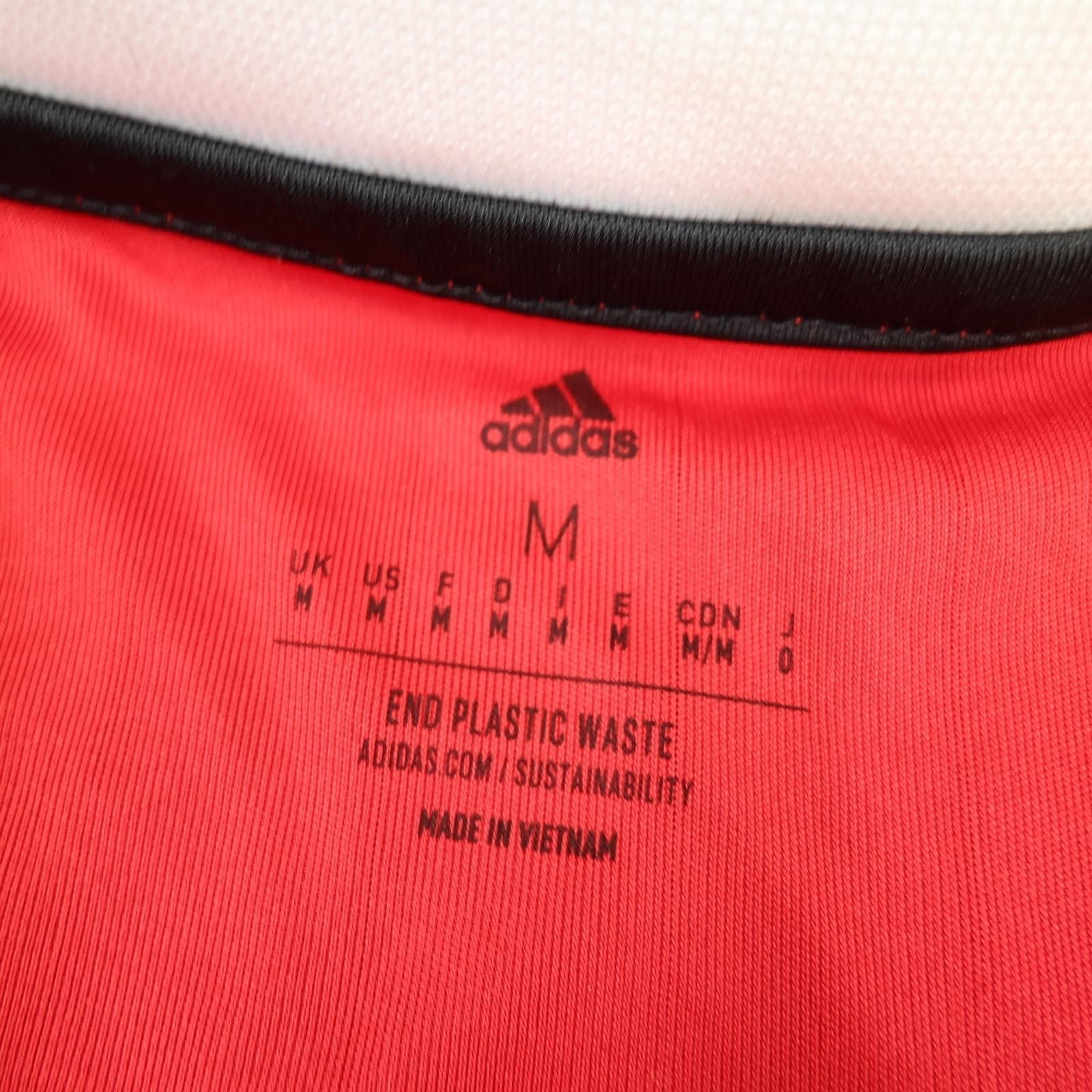 Manchester United Shirt Mens Medium Red Home 2022 2023 Adidas Soccer Jersey photo 6