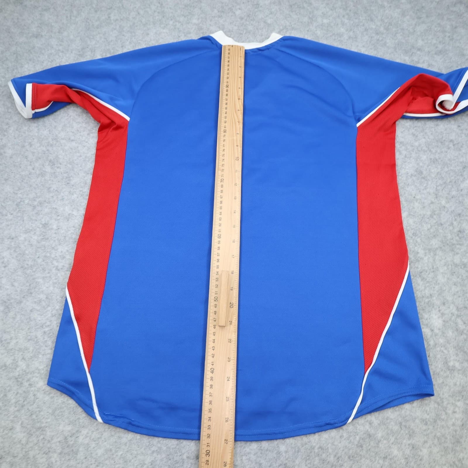 Vintage Rangers Shirt Mens Medium Blue Home 2001 2002 Soccer Nike Ntl Jersey 00s photo 12