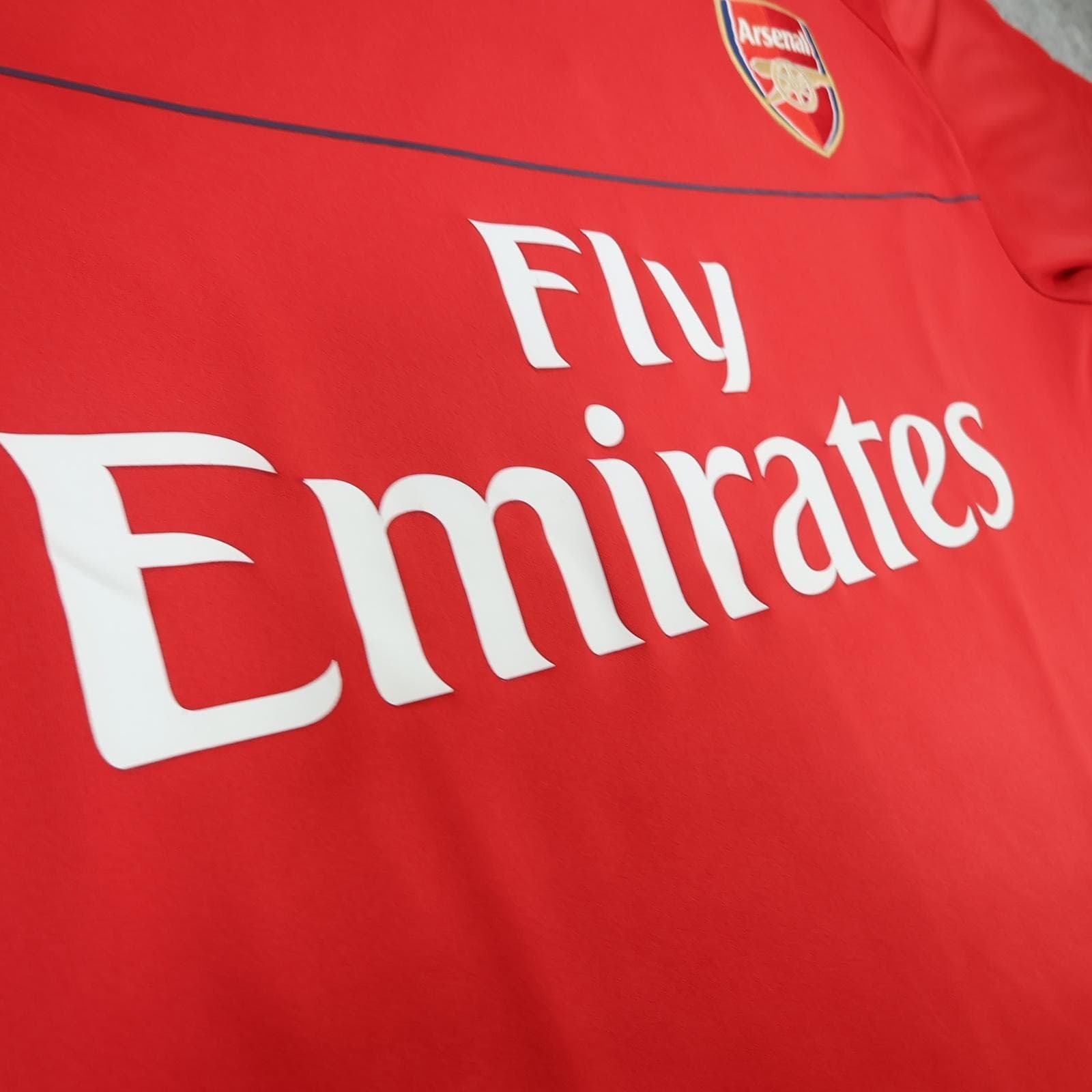Arsenal Training Shirt Mens Medium Red 2008 2009 Football Nike Emirates Jersey photo 6