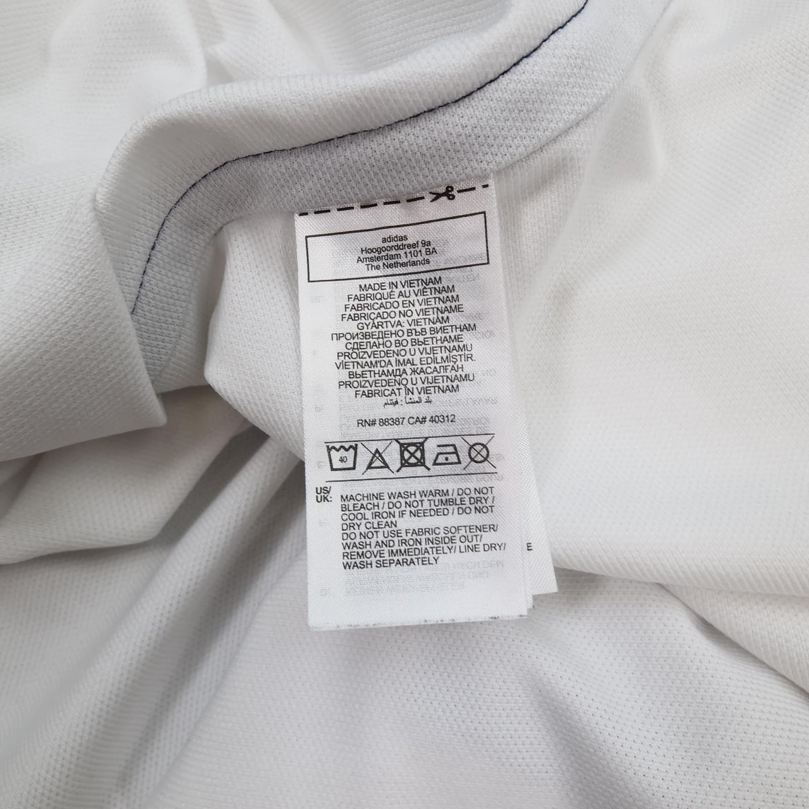 Real Madrid Shirt Mens 2XL White Home 2023 2024 Football Adidas Soccer Jersey photo 15