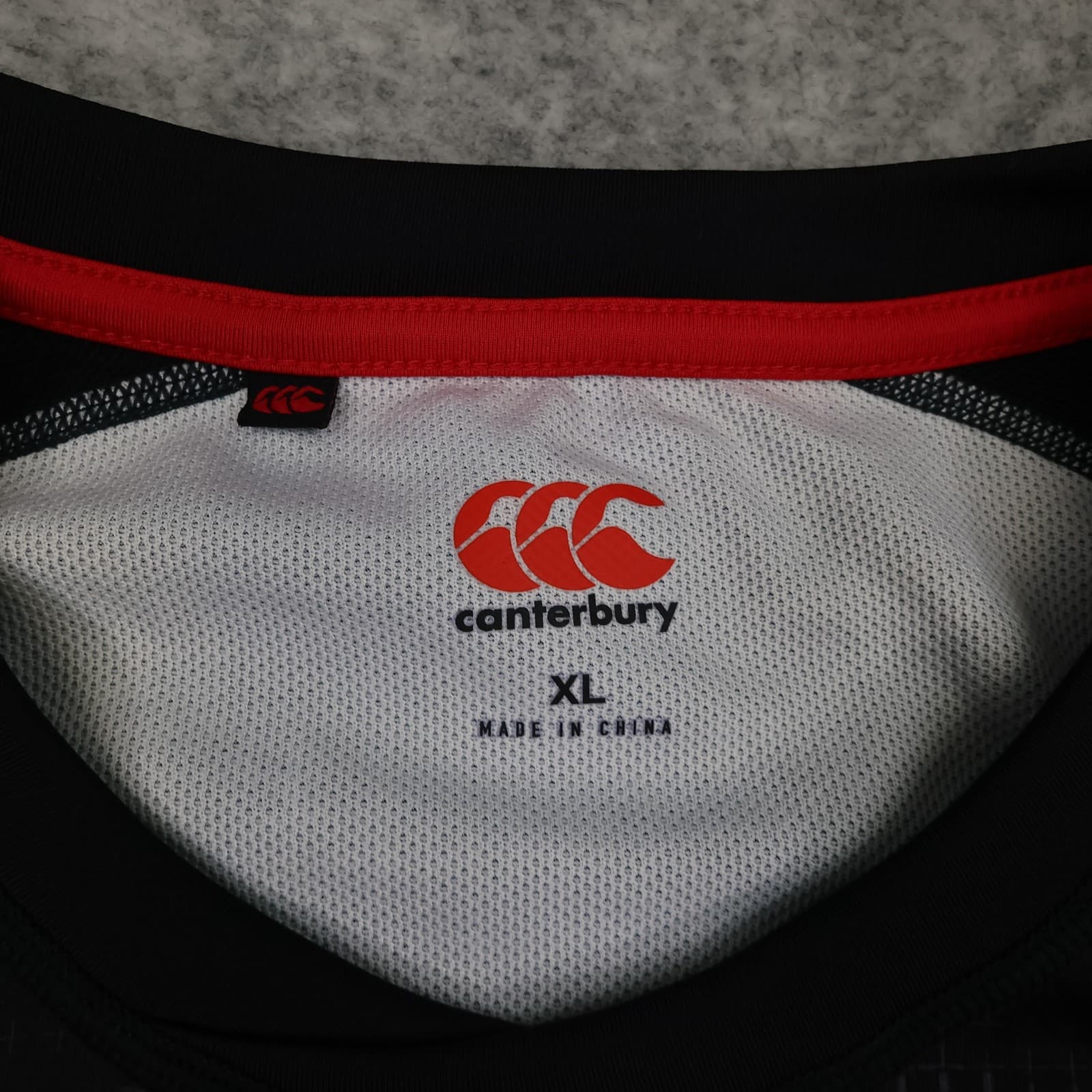 England Rugby Shirt Mens XL Black 2018 2019 Away Canterbury O2 Vapodri Jersey photo 6