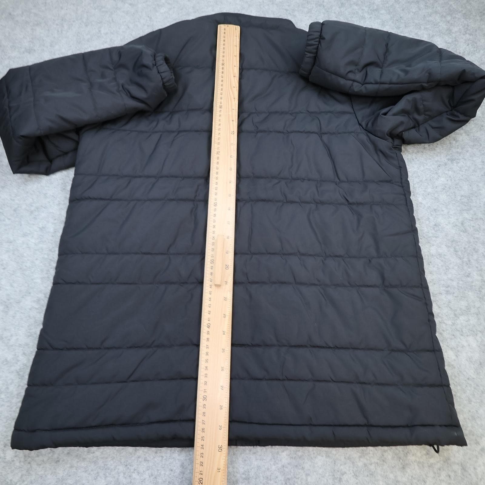 West Ham United Jacket Mens Large Black Football Umbro Hooded Padded Winter Coat photo 11