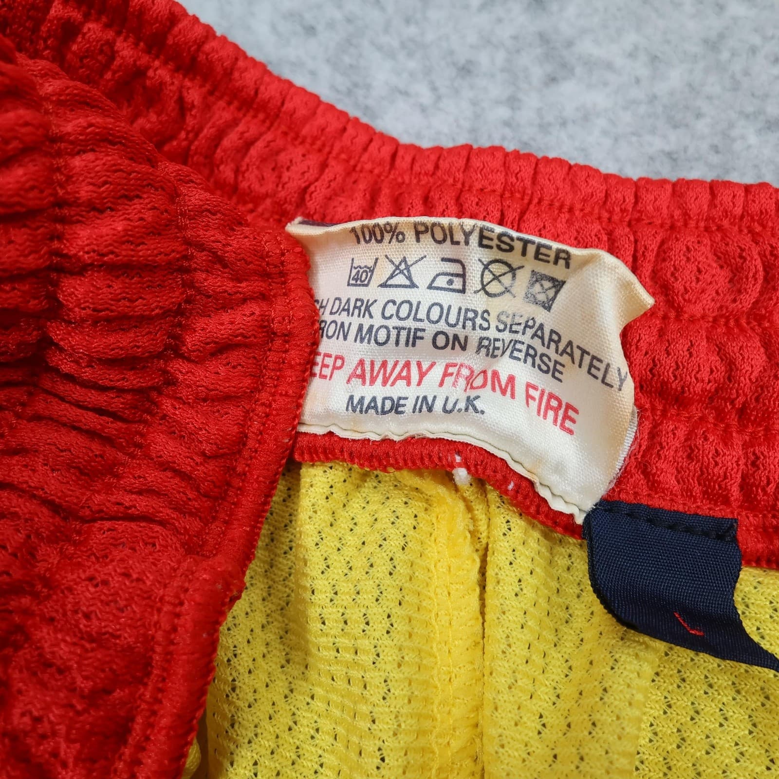Vintage Liverpool Shorts Mens Large Yellow Red Football Reebok Soccer 1997 1999 photo 10