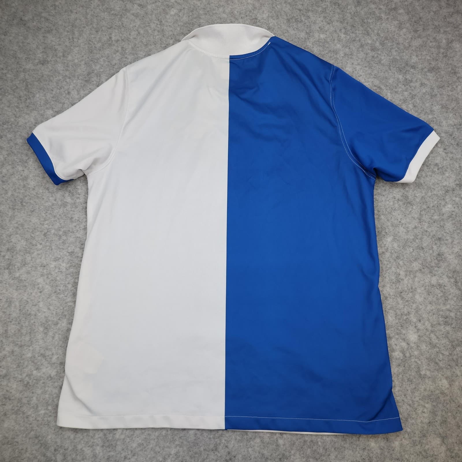 Blackburn Rovers Shirt Mens Large Blue White Home 2009 2010 Umbro Crown Paints photo 6