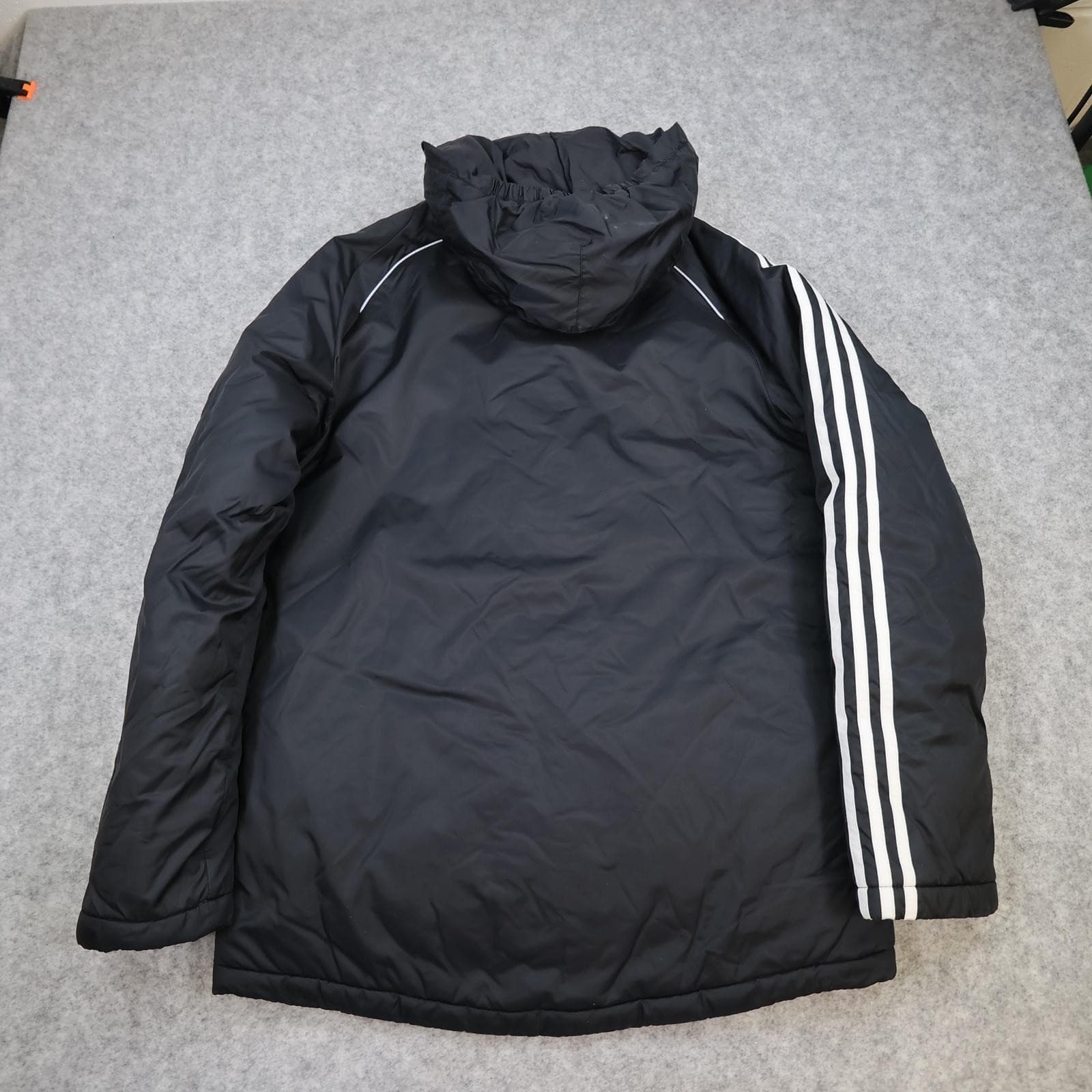 Newcastle United Jacket Youth XL Black EPL Football Adidas Northern Rock Hooded photo 2