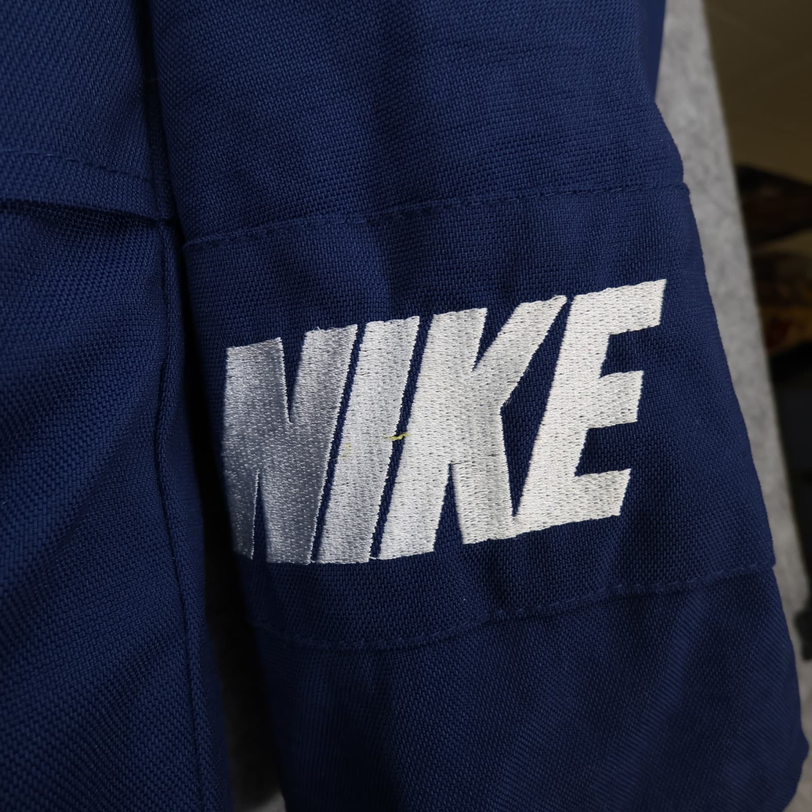 Vintage England Rugby Jacket Extra Large Navy Rain Coat Padded Nike 1998 photo 7