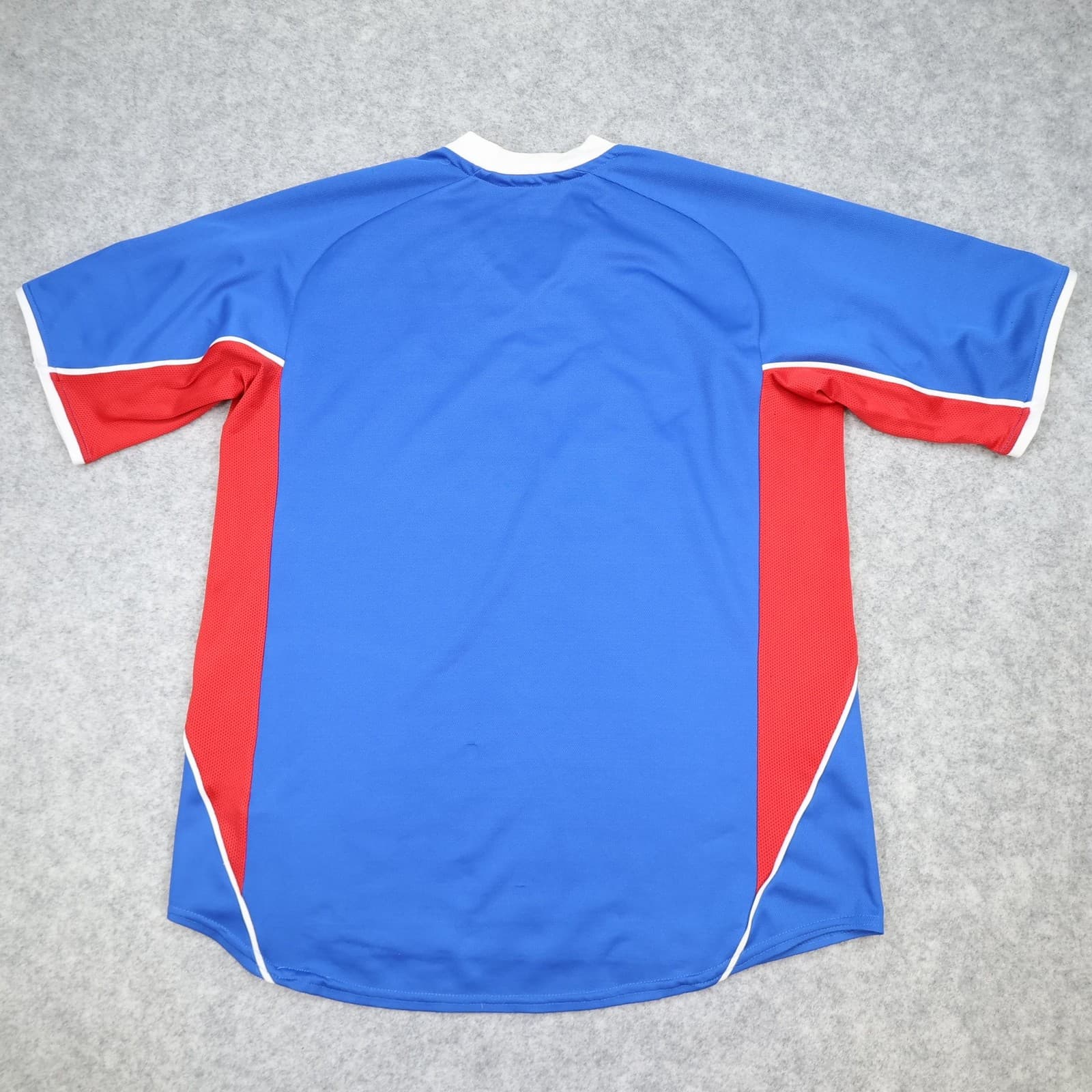 Vintage Rangers Shirt Mens Medium Blue Home 2001 2002 Soccer Nike Ntl Jersey 00s photo 2