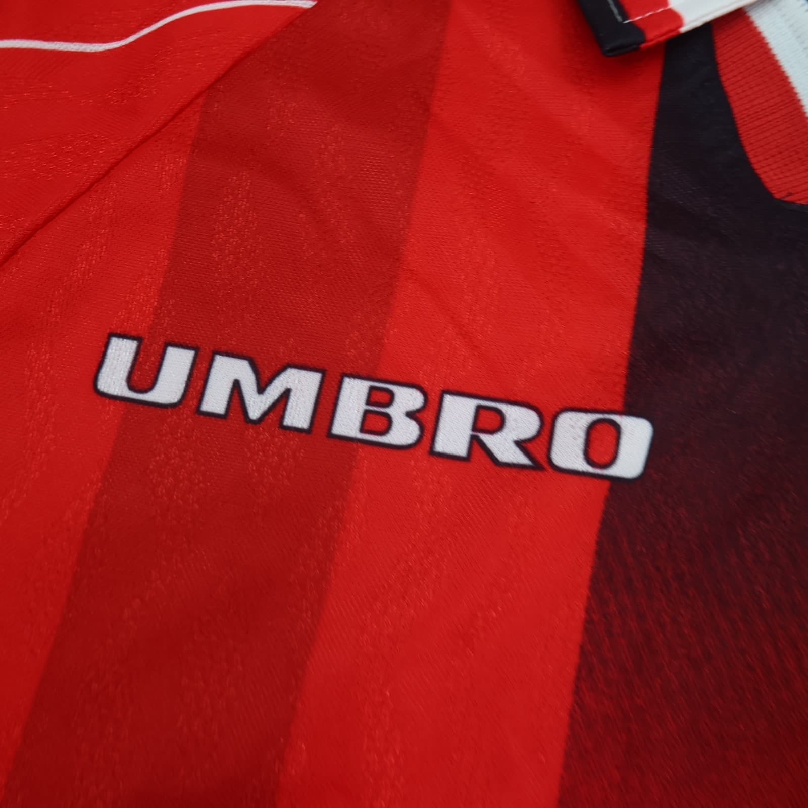 Vintage Nottingham Forest Shirt Large Red Home Kit 1996 1997 Umbro Soccer Jersey photo 5